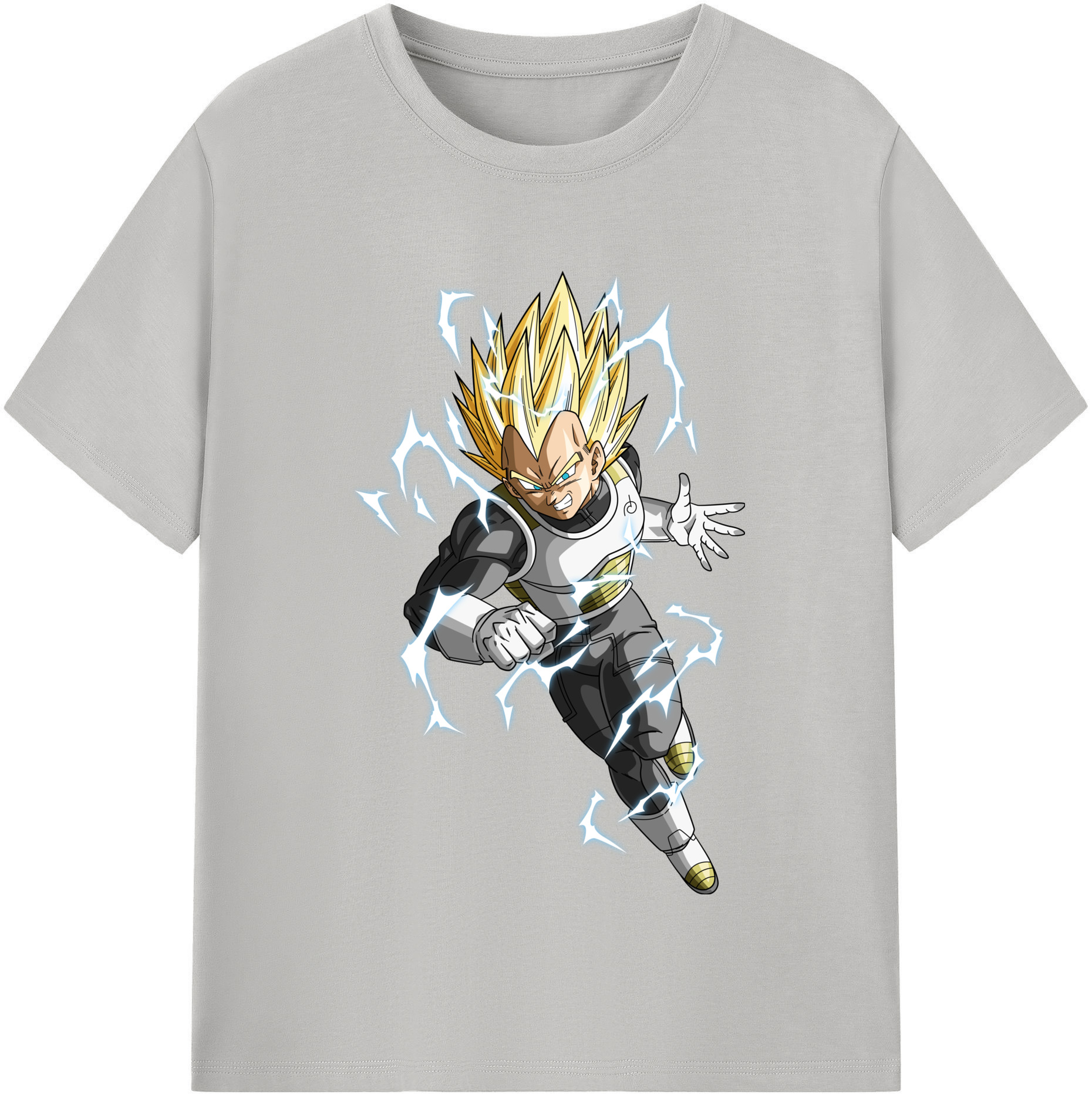 （画像用） ドラゴンボール ベジータ四世（Bejīta Yonsei）DRAGON BALL Vegeta IV レディースカジュアルプリントTシャツ（綿100％）