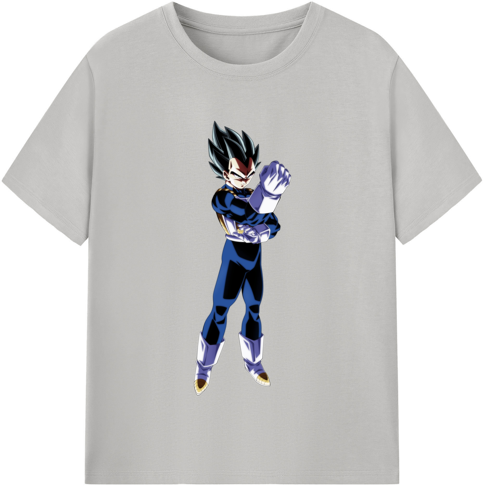 （画像用） ドラゴンボール ベジータ四世（Bejīta Yonsei）DRAGON BALL Vegeta IV レディースカジュアルプリントTシャツ（綿100％）