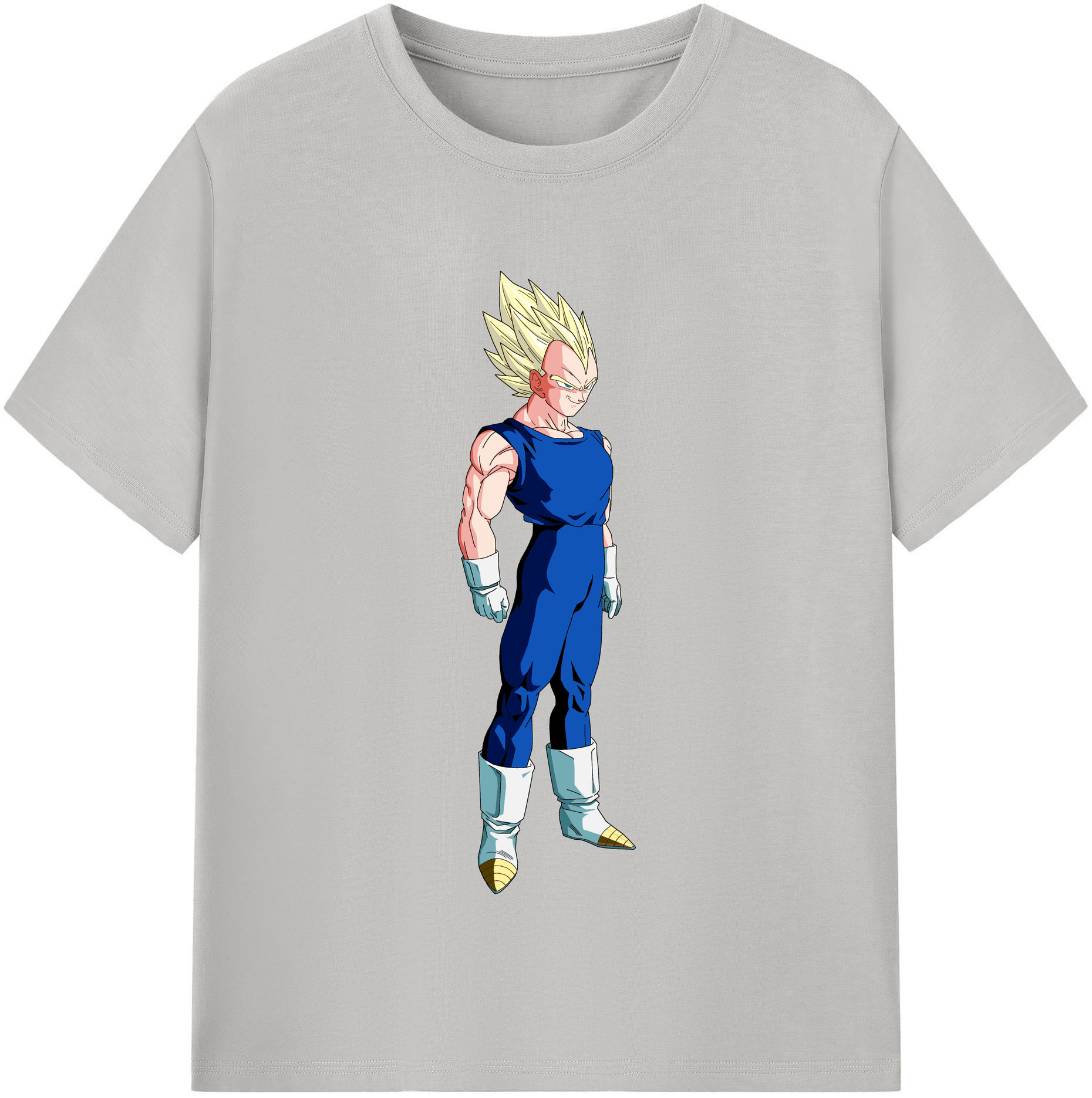 （画像用） ドラゴンボール ベジータ四世（Bejīta Yonsei）DRAGON BALL Vegeta IV レディースカジュアルプリントTシャツ（綿100％）