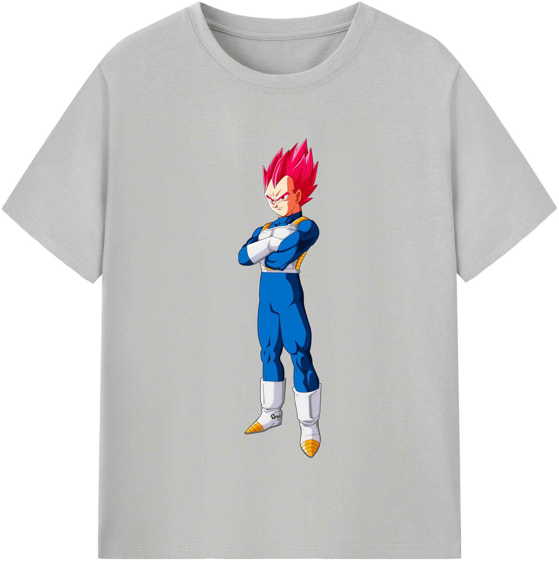 （画像用） ドラゴンボール ベジータ四世（Bejīta Yonsei）DRAGON BALL Vegeta IV レディースカジュアルプリントTシャツ（綿100％）