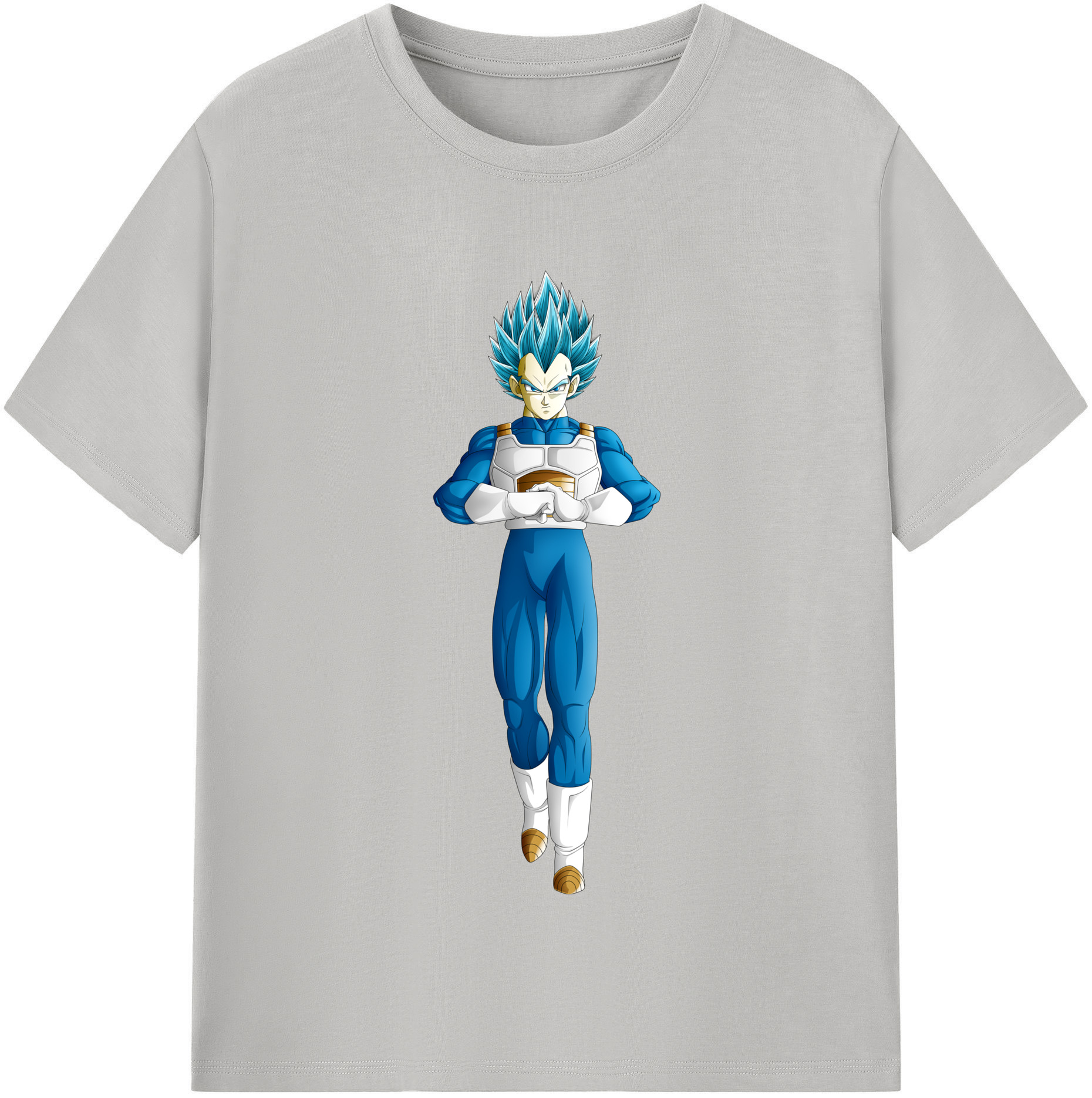 （画像用） ドラゴンボール ベジータ四世（Bejīta Yonsei）DRAGON BALL Vegeta IV レディースカジュアルプリントTシャツ（綿100％）