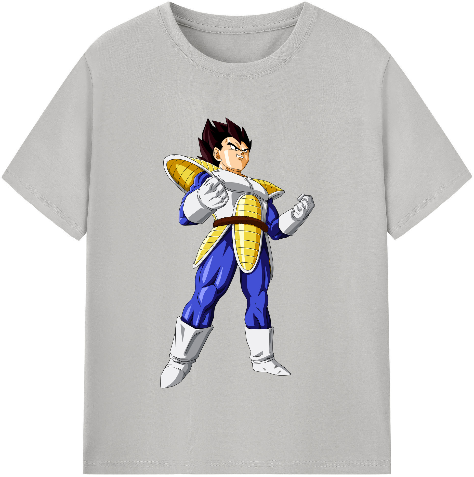 （画像用） ドラゴンボール ベジータ四世（Bejīta Yonsei）DRAGON BALL Vegeta IV レディースカジュアルプリントTシャツ（綿100％）