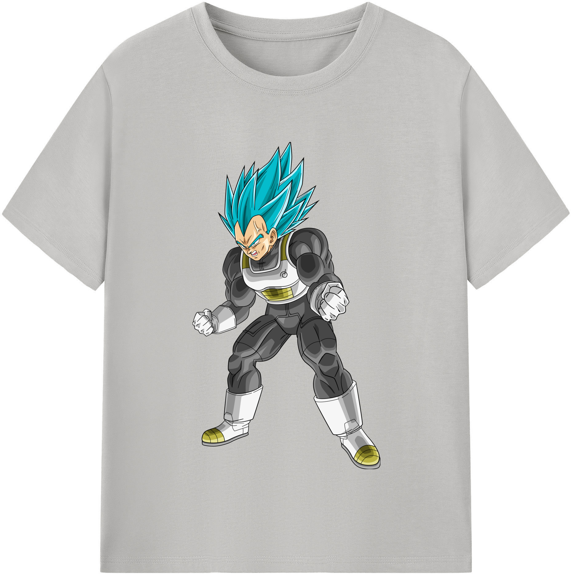 （画像用） ドラゴンボール ベジータ四世（Bejīta Yonsei）DRAGON BALL Vegeta IV レディースカジュアルプリントTシャツ（綿100％）
