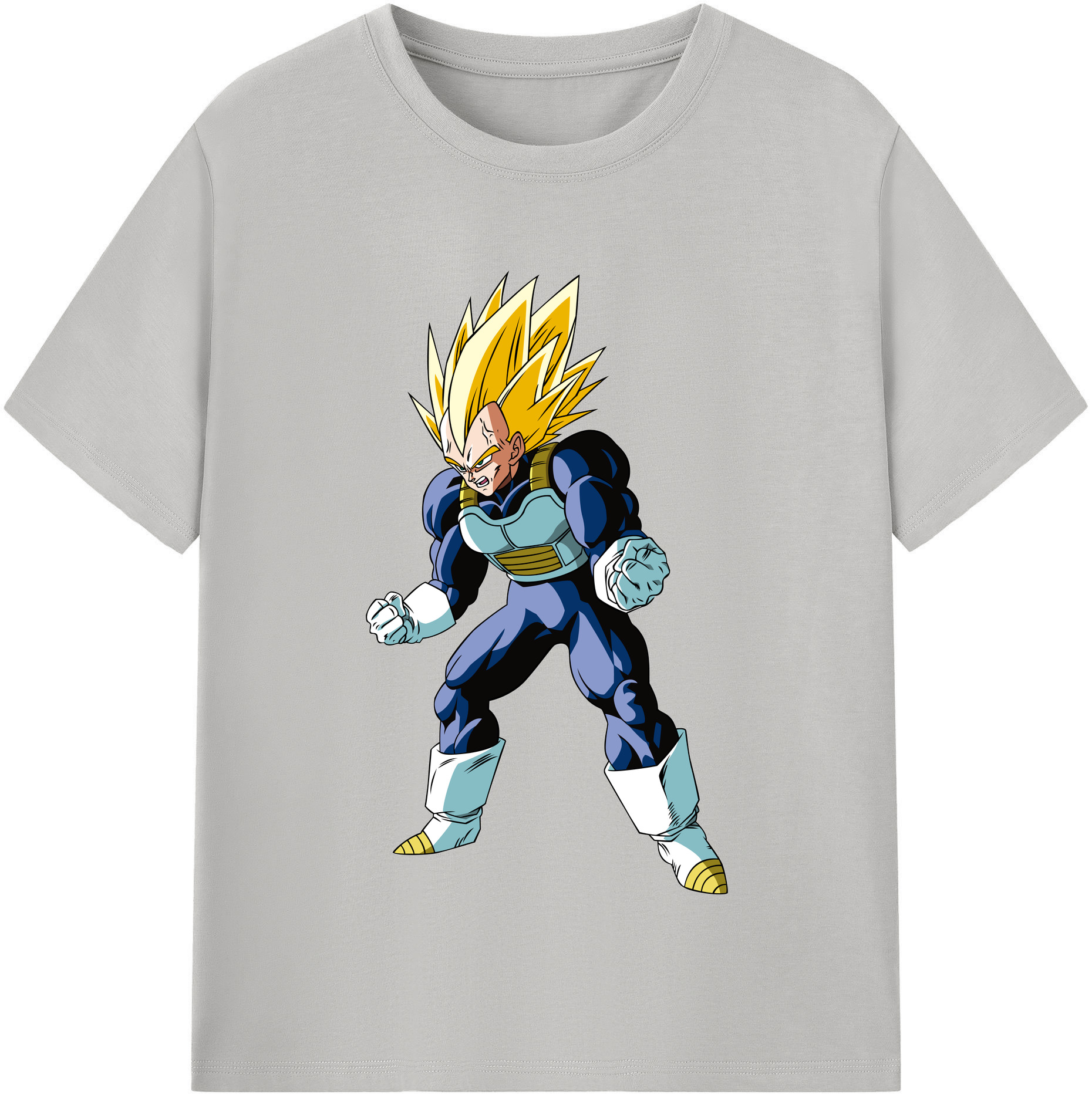 （画像用） ドラゴンボール ベジータ四世（Bejīta Yonsei）DRAGON BALL Vegeta IV レディースカジュアルプリントTシャツ（綿100％）