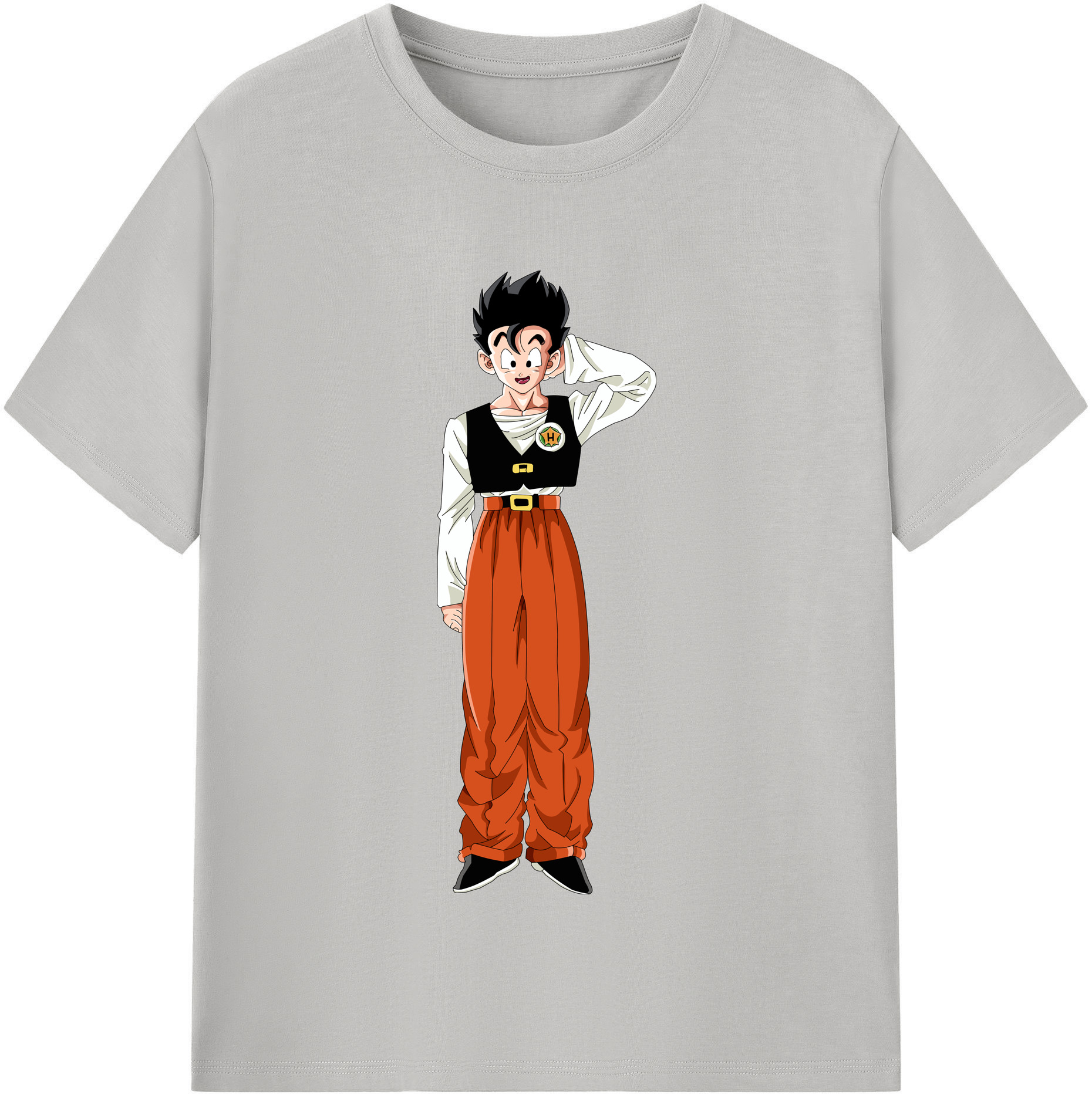 （画像用） ドラゴンボール 孫 悟飯（そんごはん）DRAGON BALL Son Gohan レディースカジュアルプリントTシャツ（綿100％）