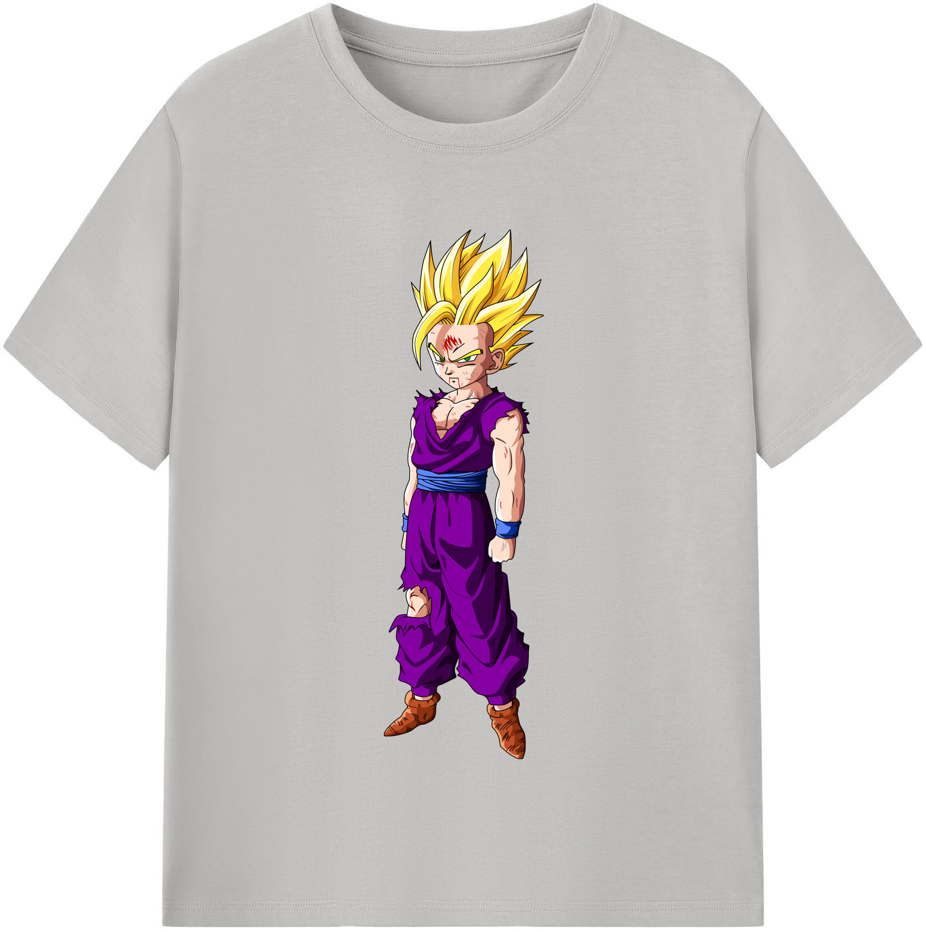 （画像用） ドラゴンボール 孫 悟飯（そんごはん）DRAGON BALL Son Gohan レディースカジュアルプリントTシャツ（綿100％）