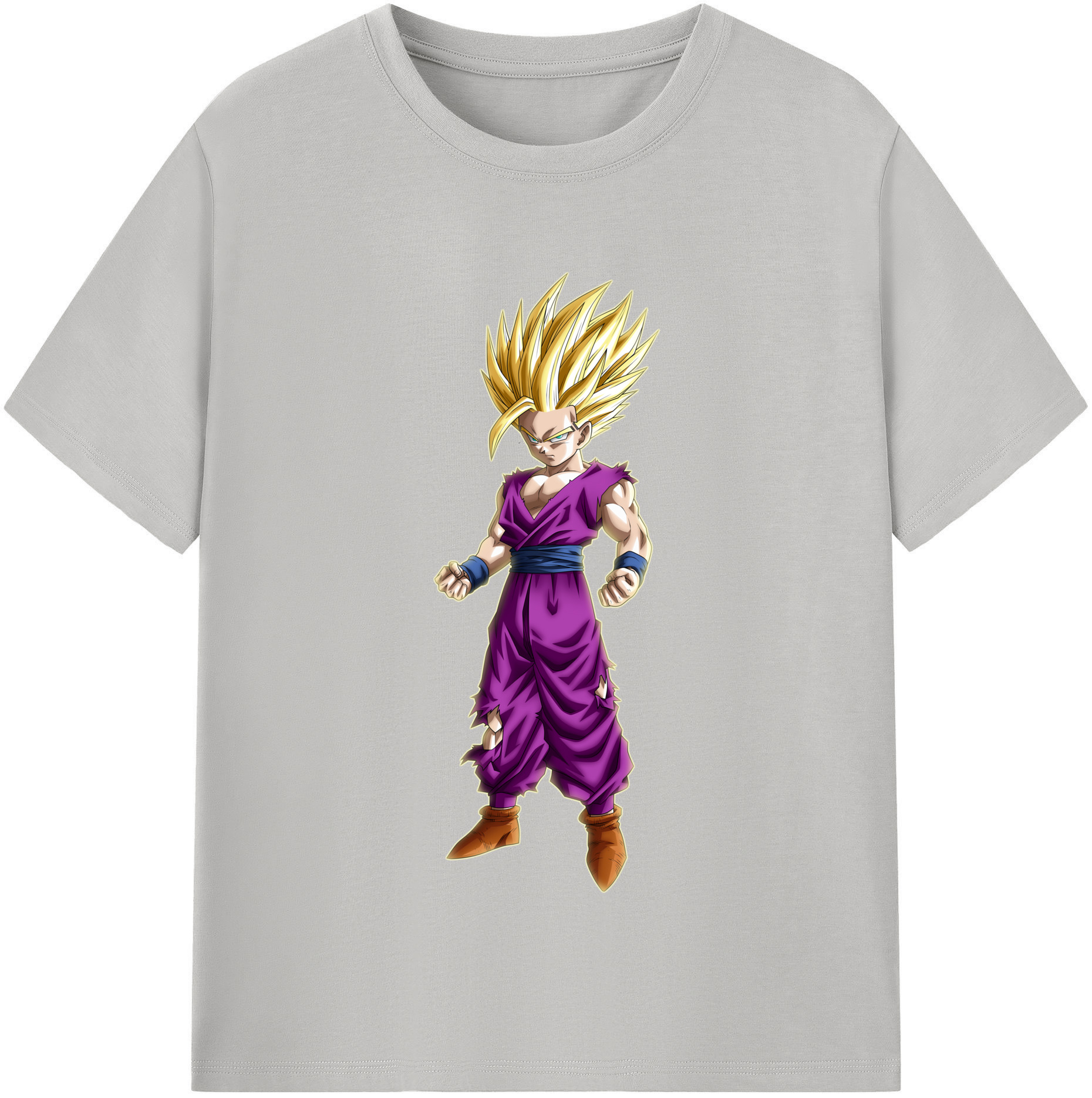 （画像用） ドラゴンボール 孫 悟飯（そんごはん）DRAGON BALL Son Gohan レディースカジュアルプリントTシャツ（綿100％）