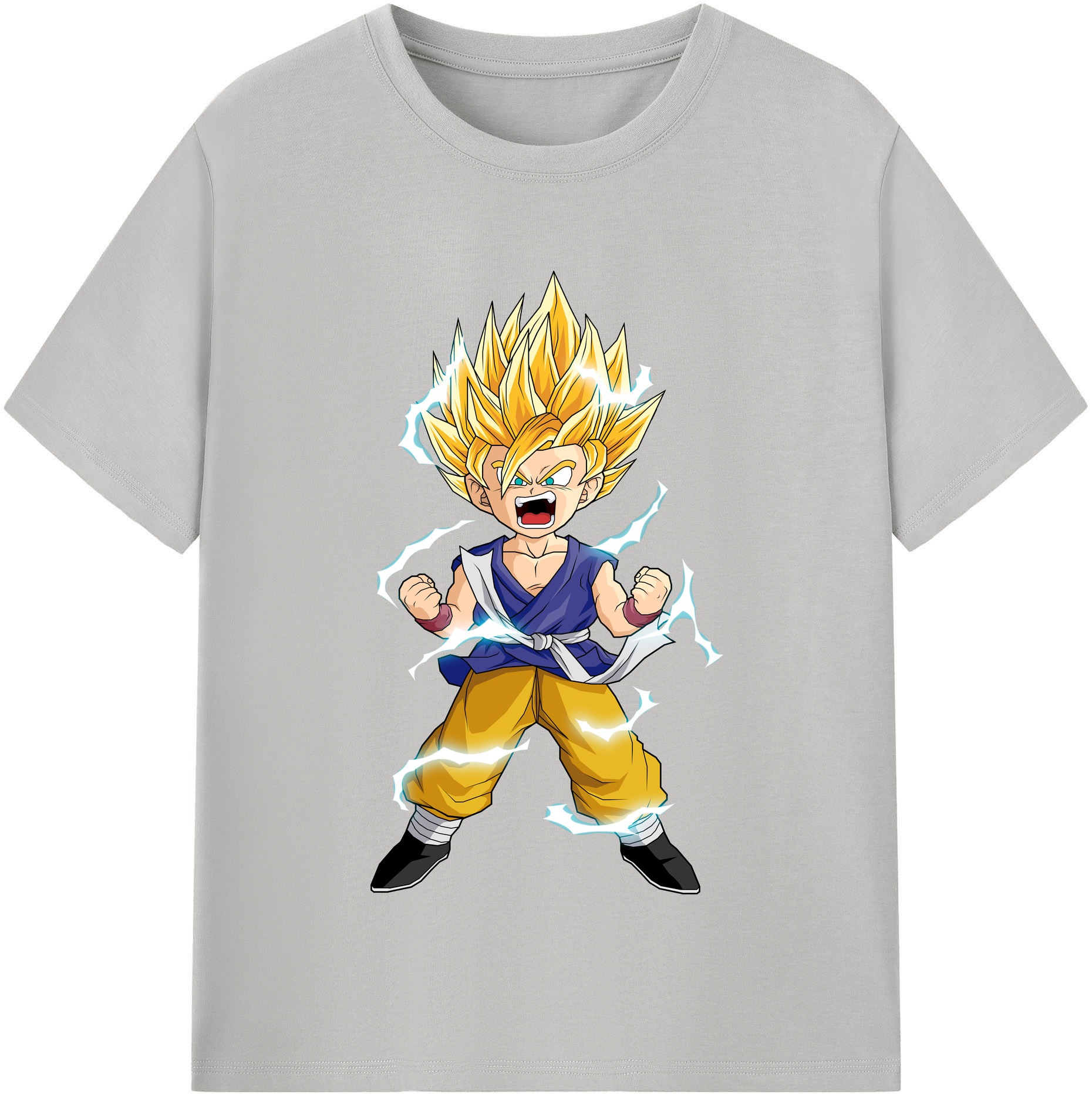 （画像用） ドラゴンボール 孫 悟飯（そんごはん）DRAGON BALL Son Gohan レディースカジュアルプリントTシャツ（綿100％）