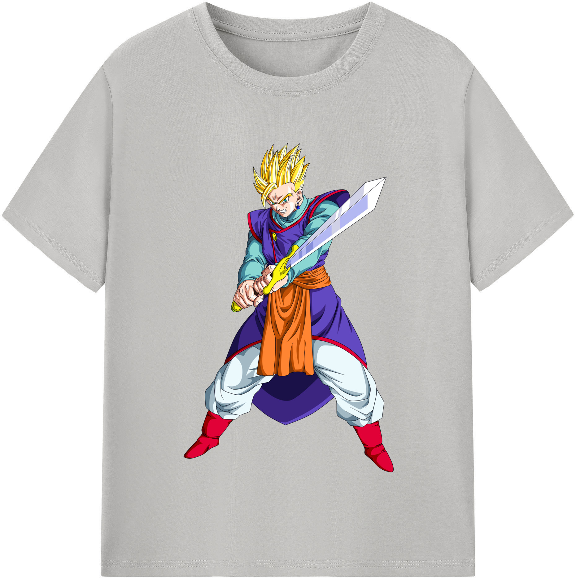 （画像用） ドラゴンボール 孫 悟飯（そんごはん）DRAGON BALL Son Gohan レディースカジュアルプリントTシャツ（綿100％）