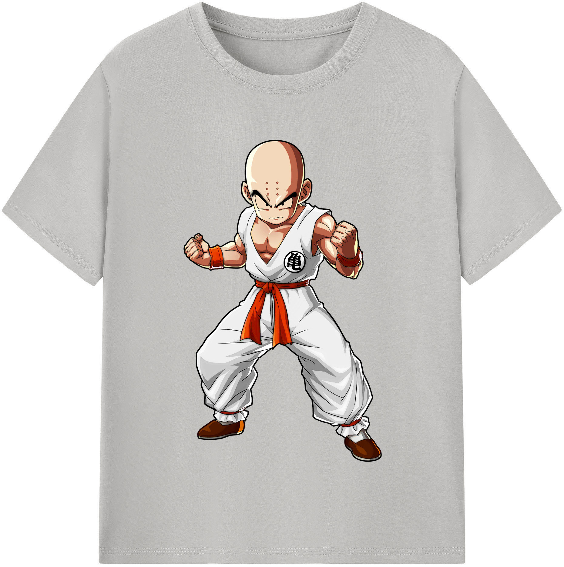 （画像用） ドラゴンボール クリリン DRAGON BALL krillin レディースカジュアルプリントTシャツ（綿100％）