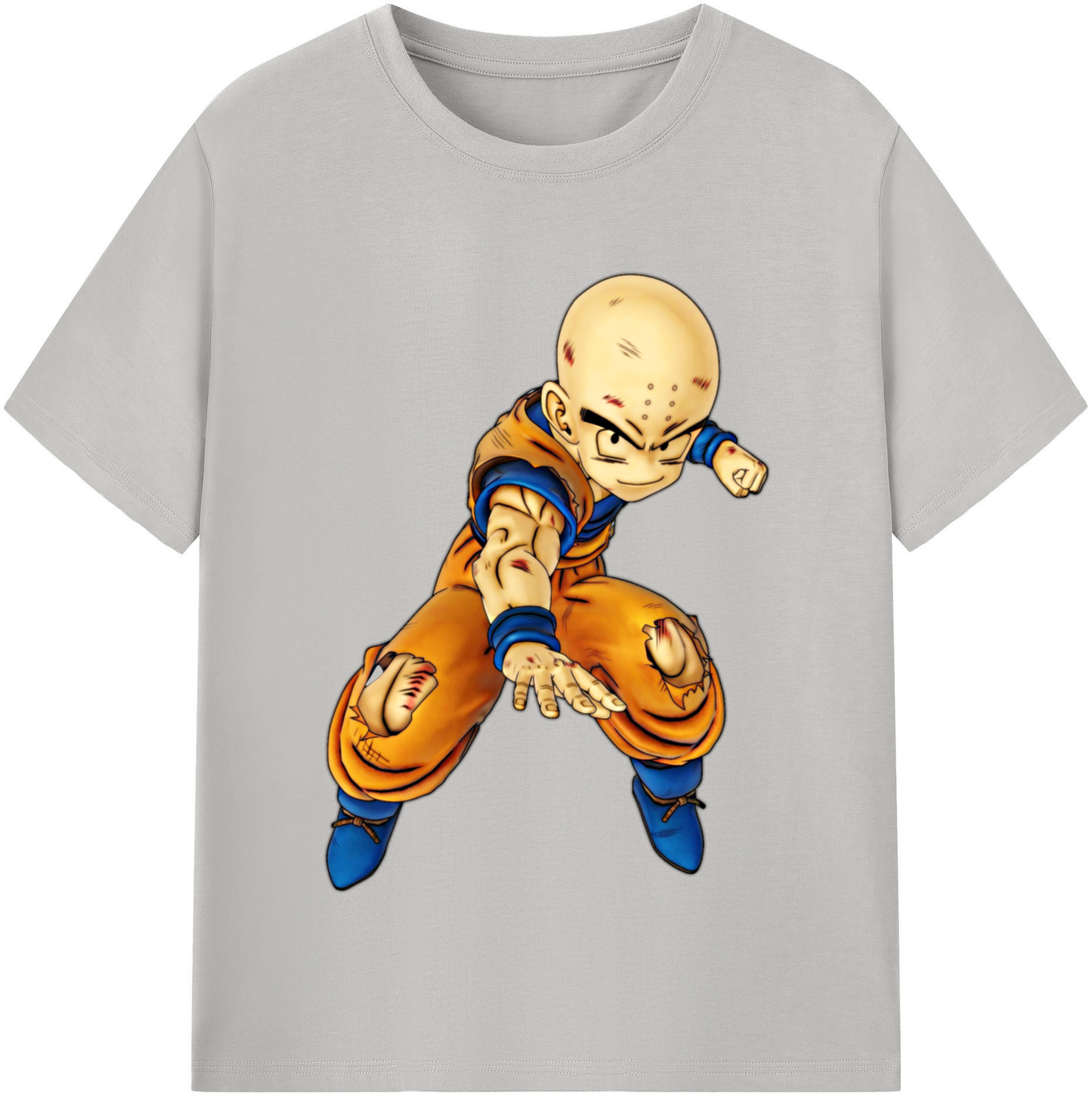 （画像用） ドラゴンボール クリリン DRAGON BALL krillin レディースカジュアルプリントTシャツ（綿100％）