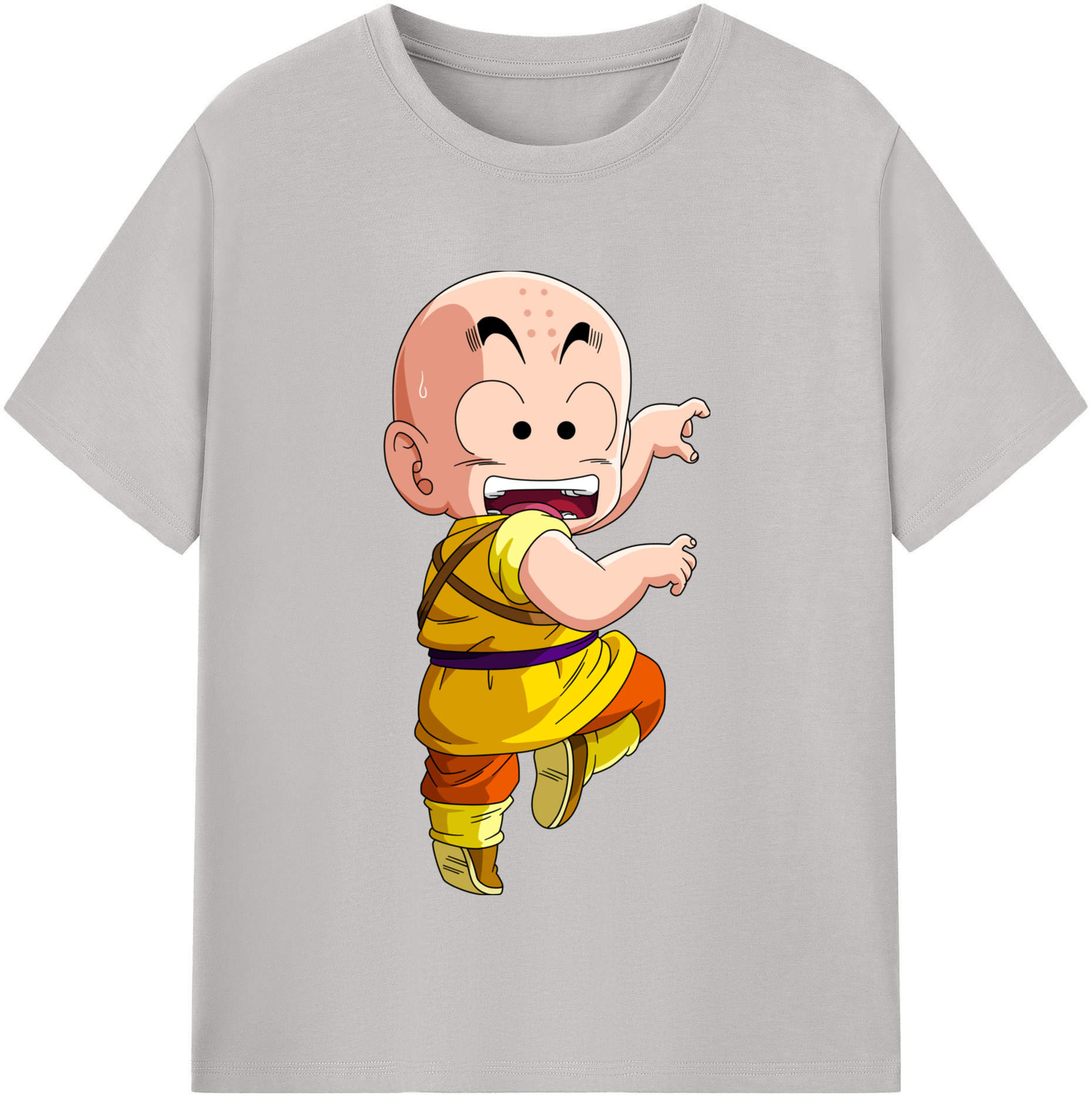 （画像用） ドラゴンボール クリリン DRAGON BALL krillin レディースカジュアルプリントTシャツ（綿100％）