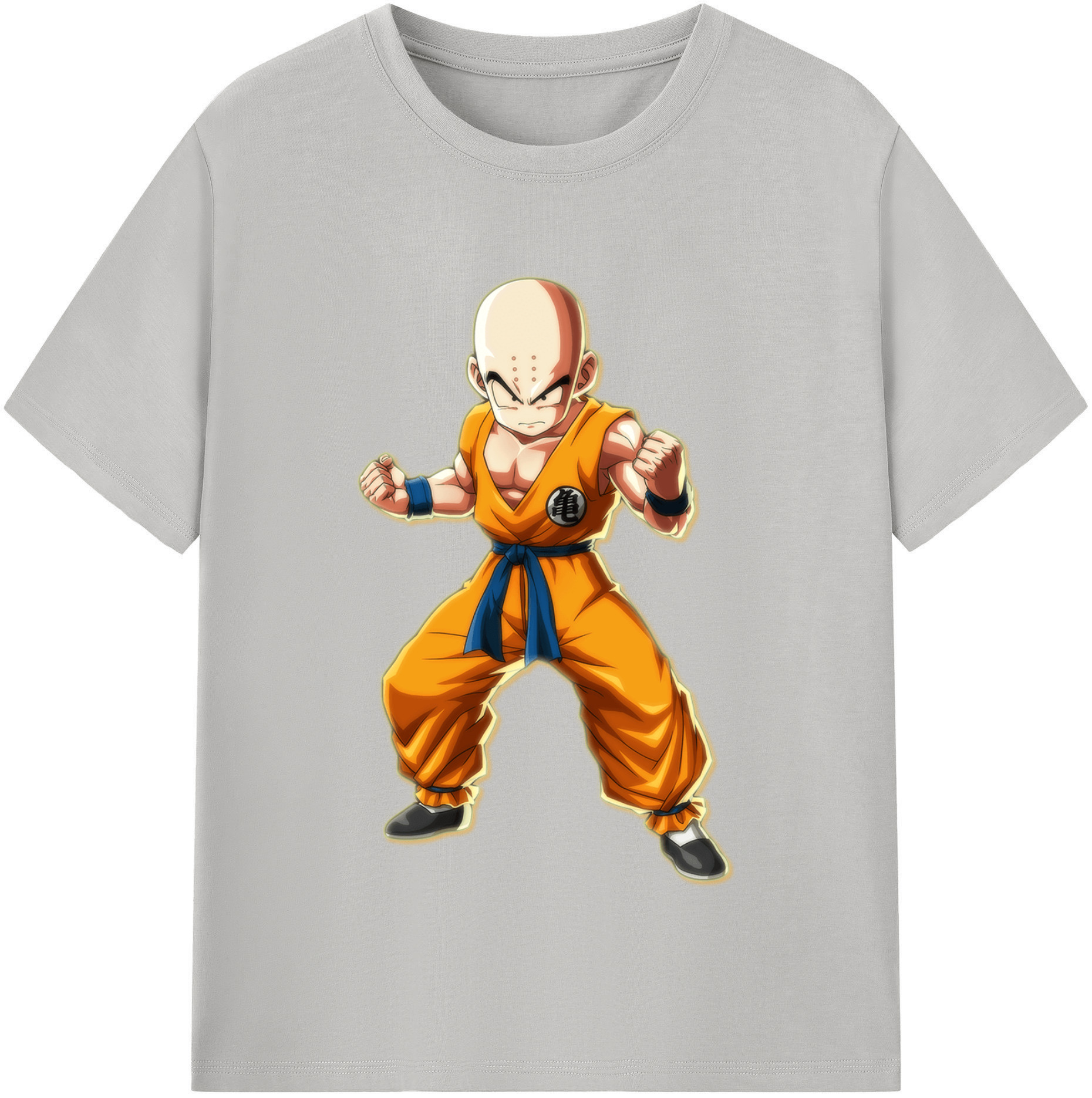 （画像用） ドラゴンボール クリリン DRAGON BALL krillin レディースカジュアルプリントTシャツ（綿100％）