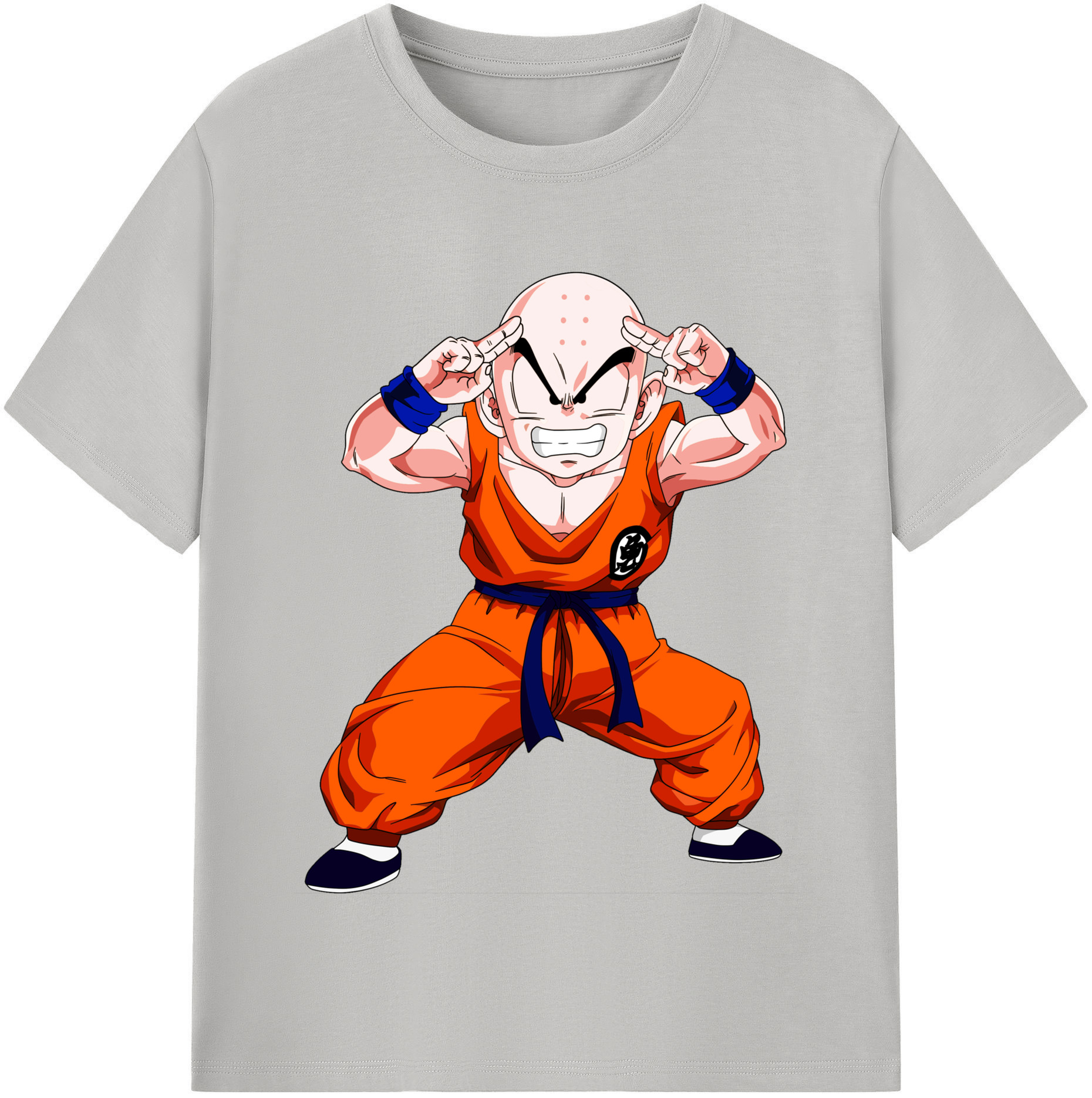（画像用） ドラゴンボール クリリン DRAGON BALL krillin レディースカジュアルプリントTシャツ（綿100％）