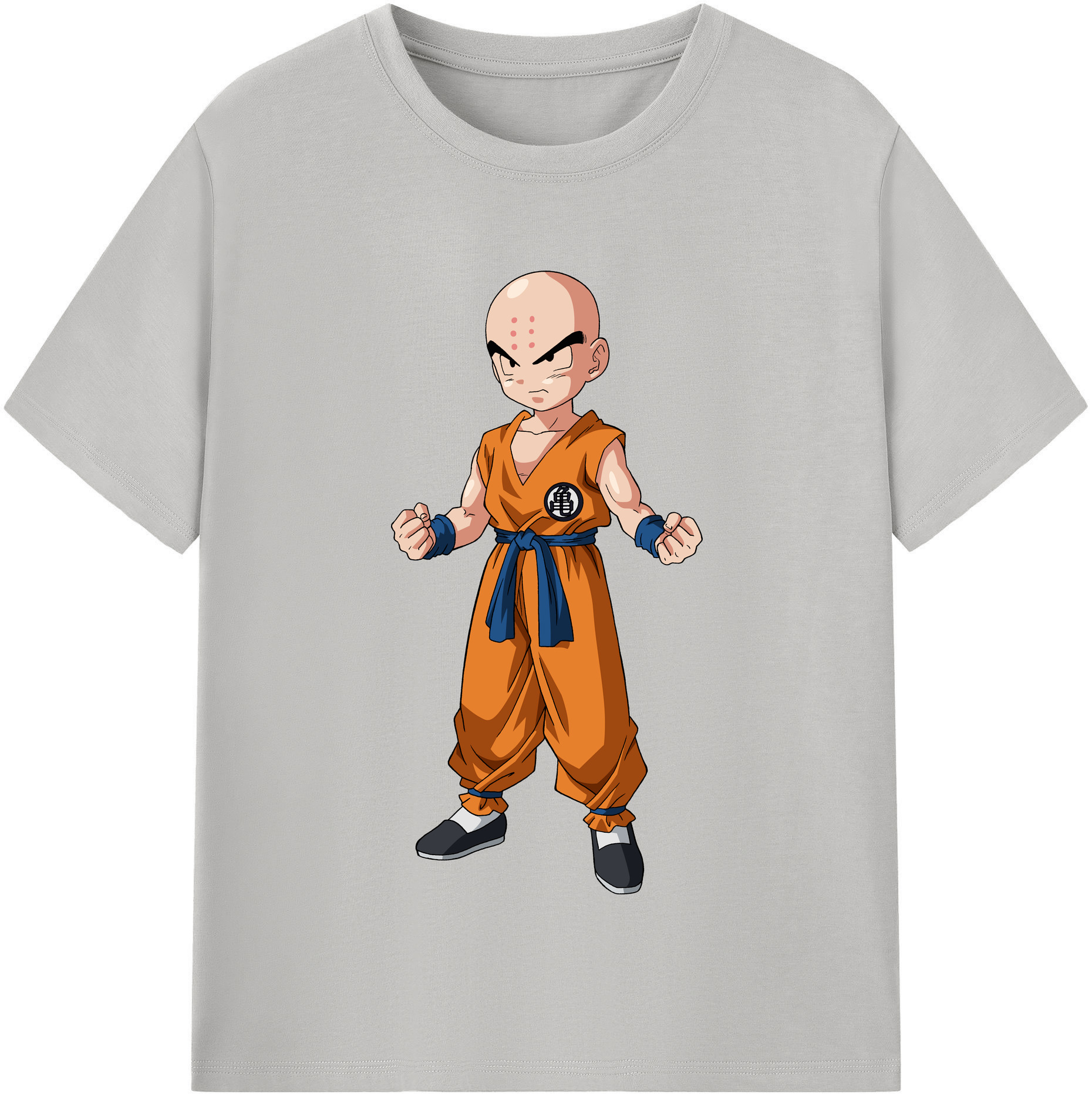 （画像用） ドラゴンボール クリリン DRAGON BALL krillin レディースカジュアルプリントTシャツ（綿100％）