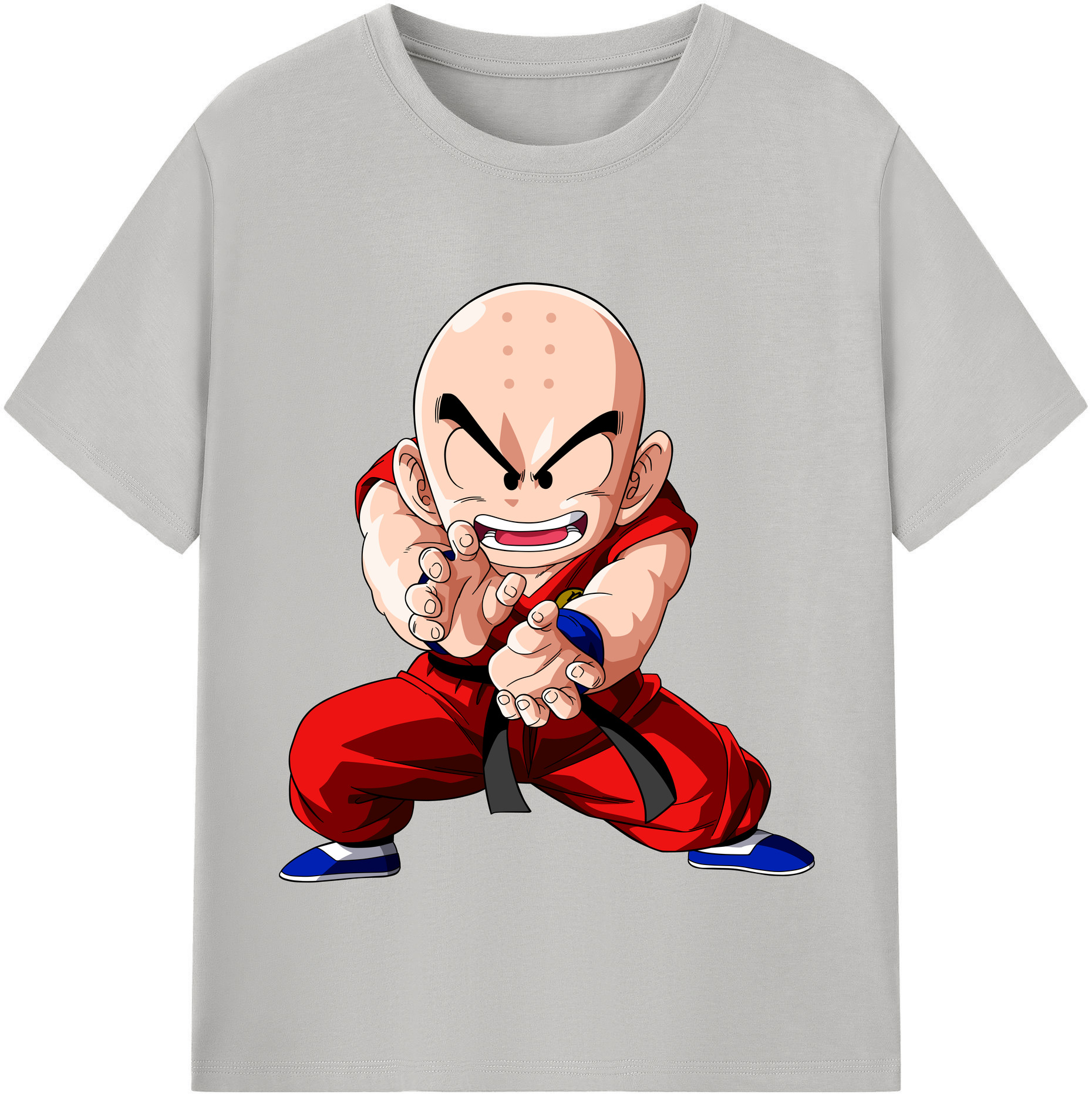 （画像用） ドラゴンボール クリリン DRAGON BALL krillin レディースカジュアルプリントTシャツ（綿100％）