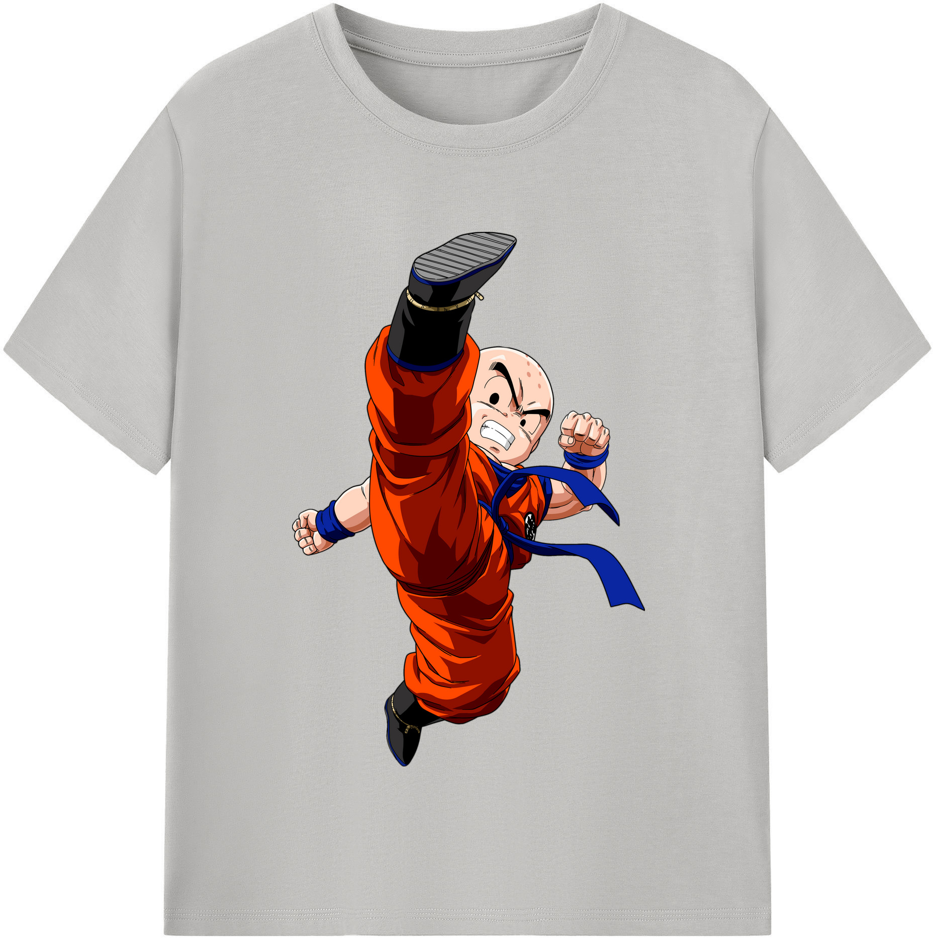 （画像用） ドラゴンボール クリリン DRAGON BALL krillin レディースカジュアルプリントTシャツ（綿100％）