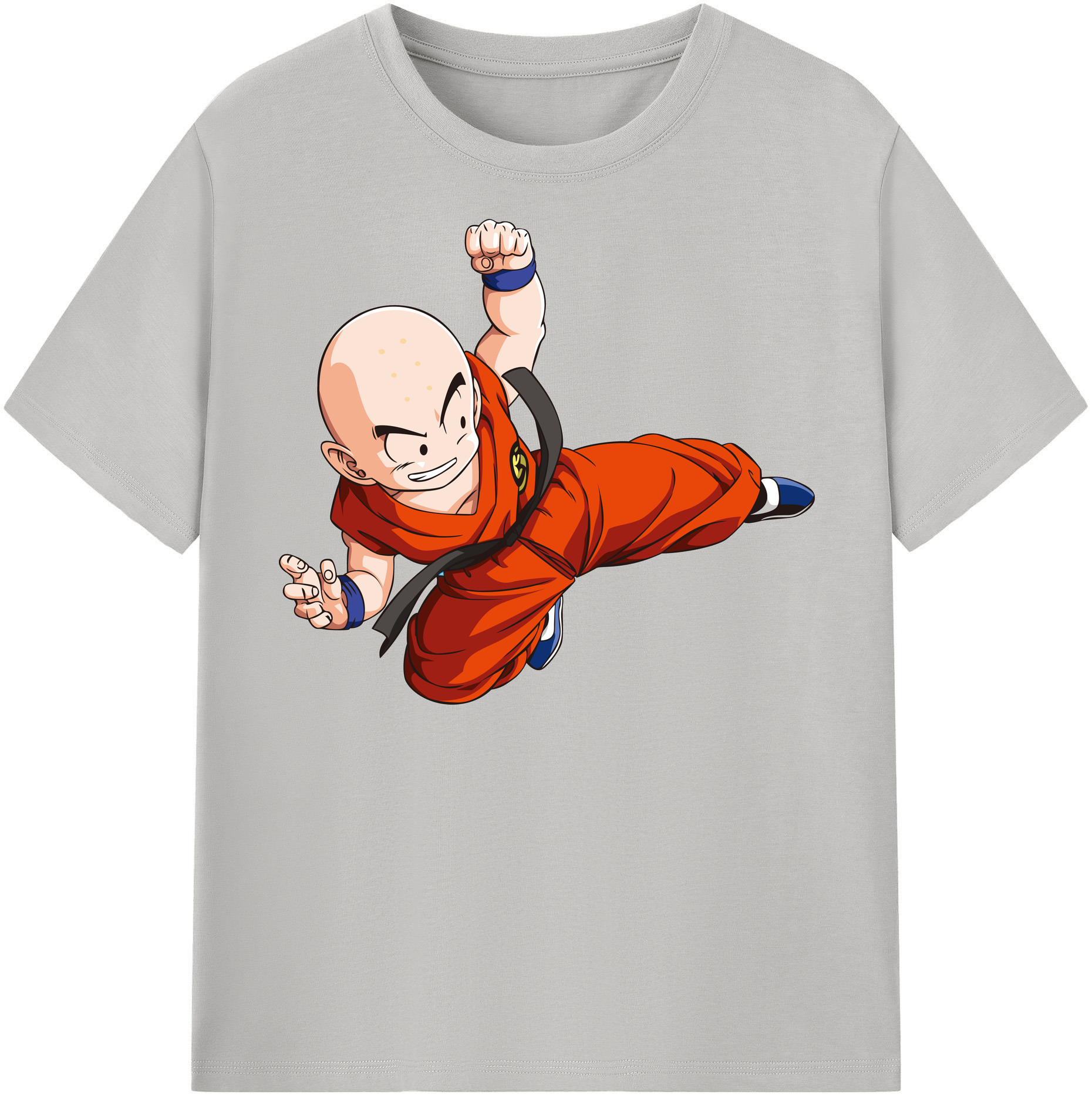 （画像用） ドラゴンボール クリリン DRAGON BALL krillin レディースカジュアルプリントTシャツ（綿100％）