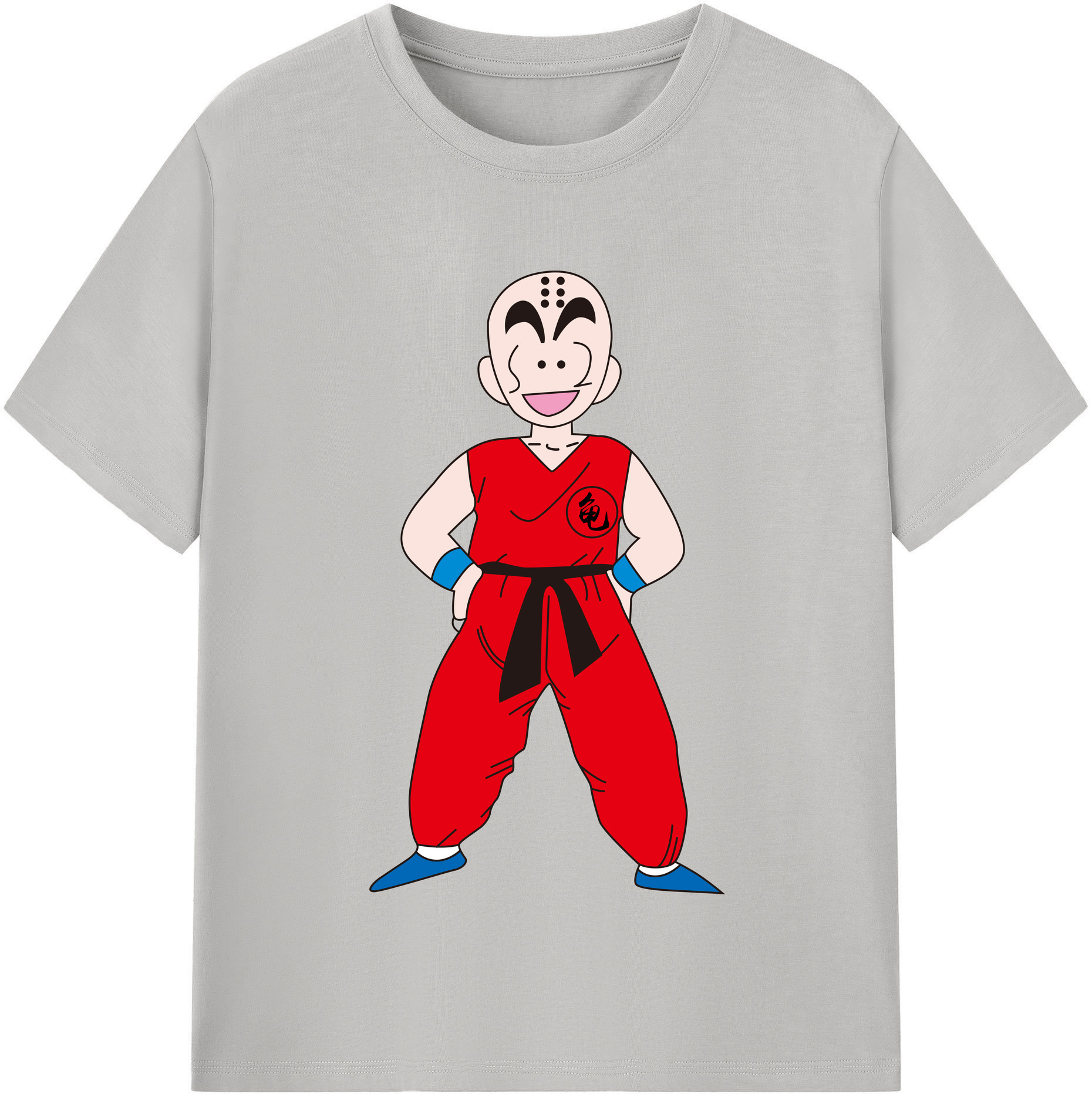 （画像用） ドラゴンボール クリリン DRAGON BALL krillin レディースカジュアルプリントTシャツ（綿100％）
