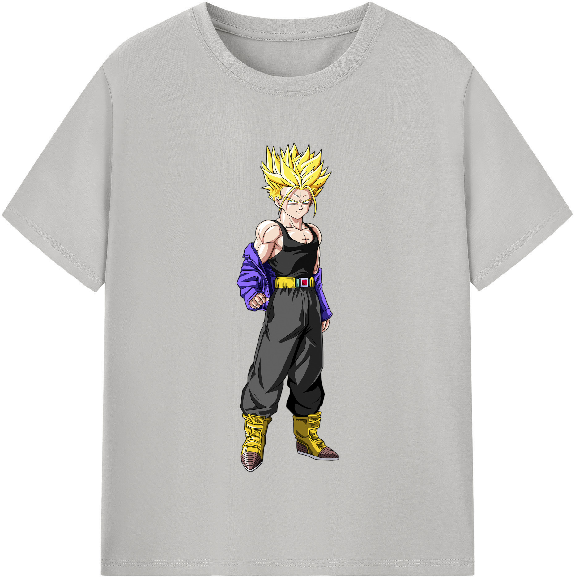 （画像用） ドラゴンボール トランクス（Torankusu）DRAGON BALL Trunks レディースカジュアルプリントTシャツ（綿100％）