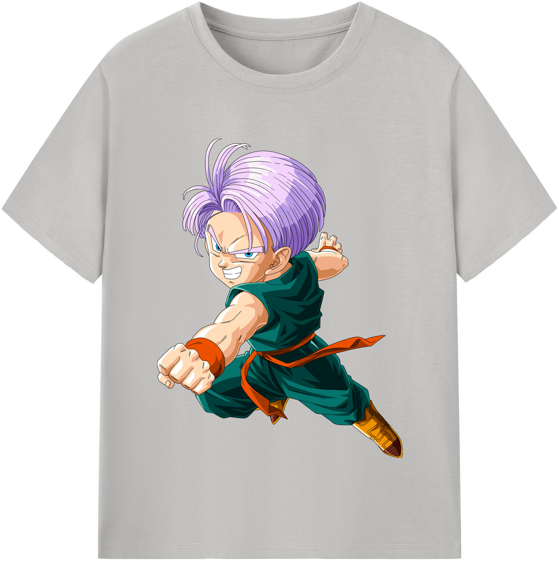 （画像用） ドラゴンボール トランクス（Torankusu）DRAGON BALL Trunks レディースカジュアルプリントTシャツ（綿100％）