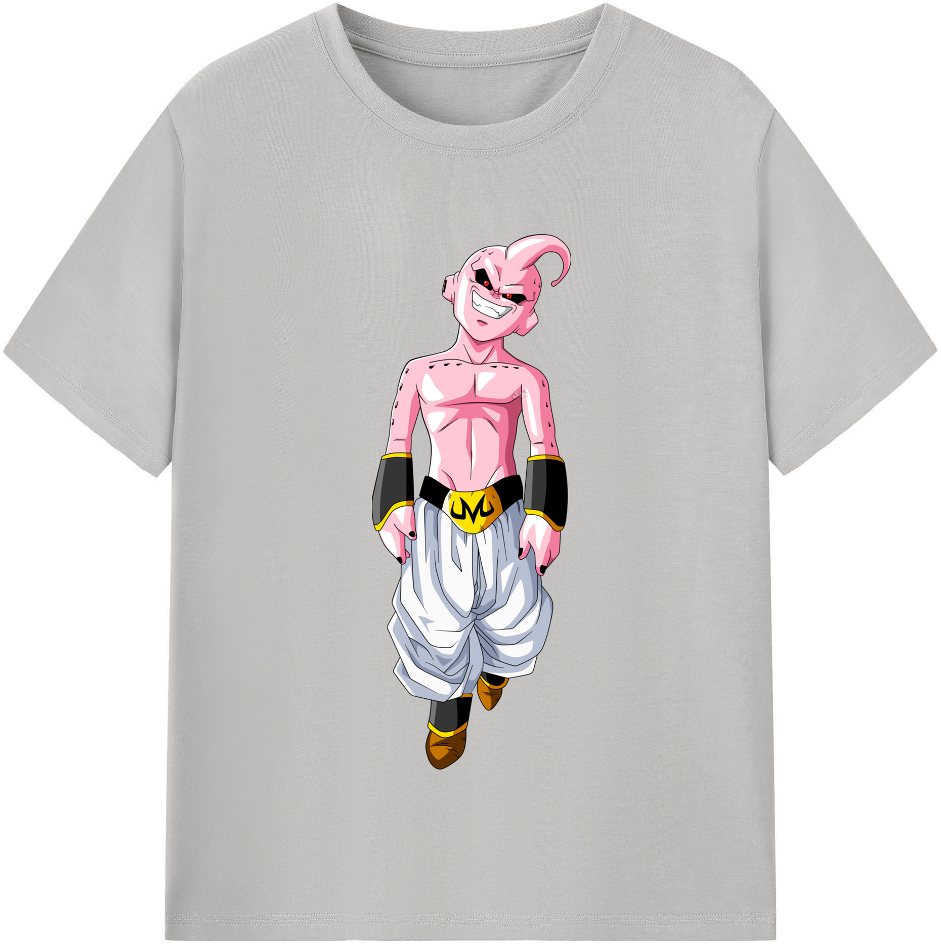 （画像用） ドラゴンボール 魔人ブウ DRAGON BALL Majin Buu レディースカジュアルプリントTシャツ（綿100％）