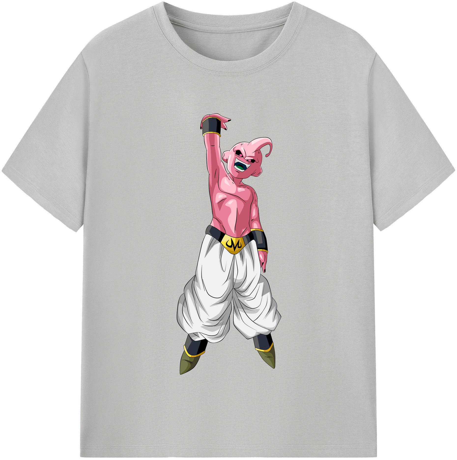 （画像用） ドラゴンボール 魔人ブウ DRAGON BALL Majin Buu レディースカジュアルプリントTシャツ（綿100％）