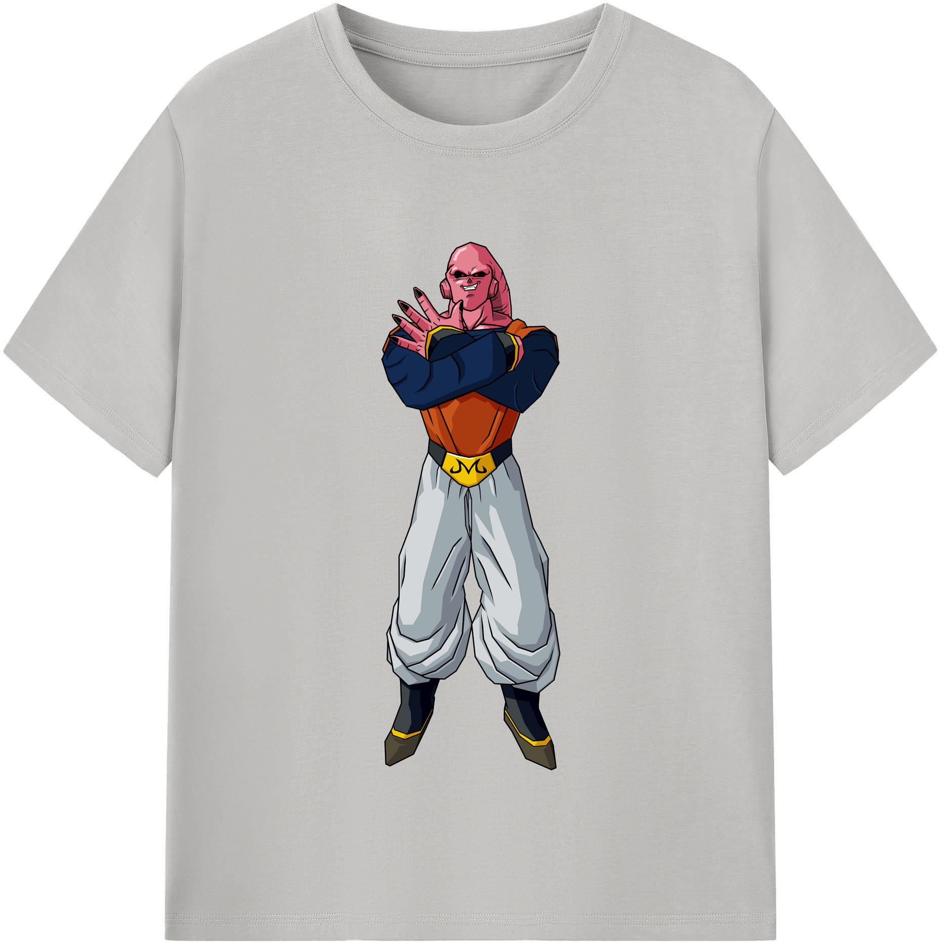 （画像用） ドラゴンボール 魔人ブウ DRAGON BALL Majin Buu レディースカジュアルプリントTシャツ（綿100％）