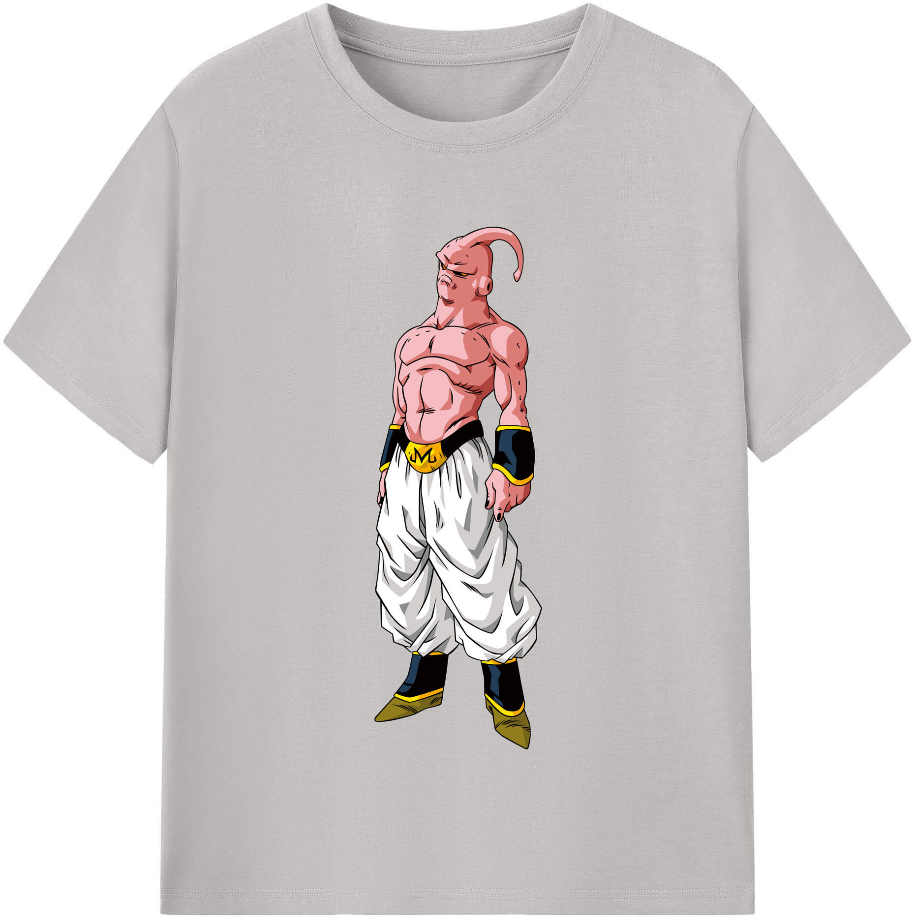 （画像用） ドラゴンボール 魔人ブウ DRAGON BALL Majin Buu レディースカジュアルプリントTシャツ（綿100％）