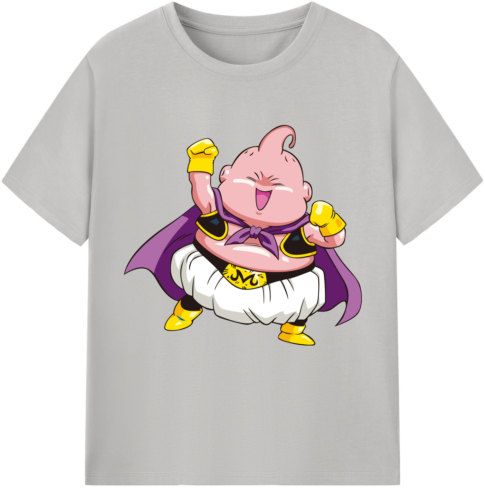 （画像用） ドラゴンボール 魔人ブウ DRAGON BALL Majin Buu レディースカジュアルプリントTシャツ（綿100％）