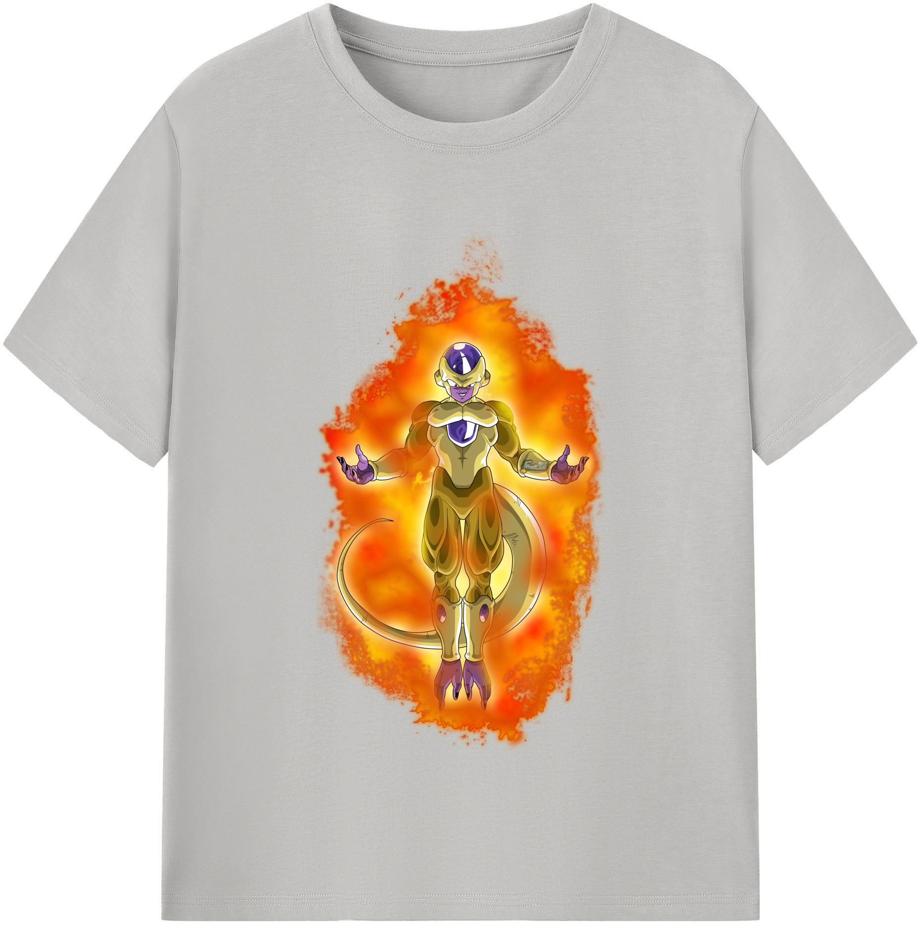（画像用） ドラゴンボール フリーザ DRAGON BALL Frieza レディースカジュアルプリントTシャツ（綿100％）