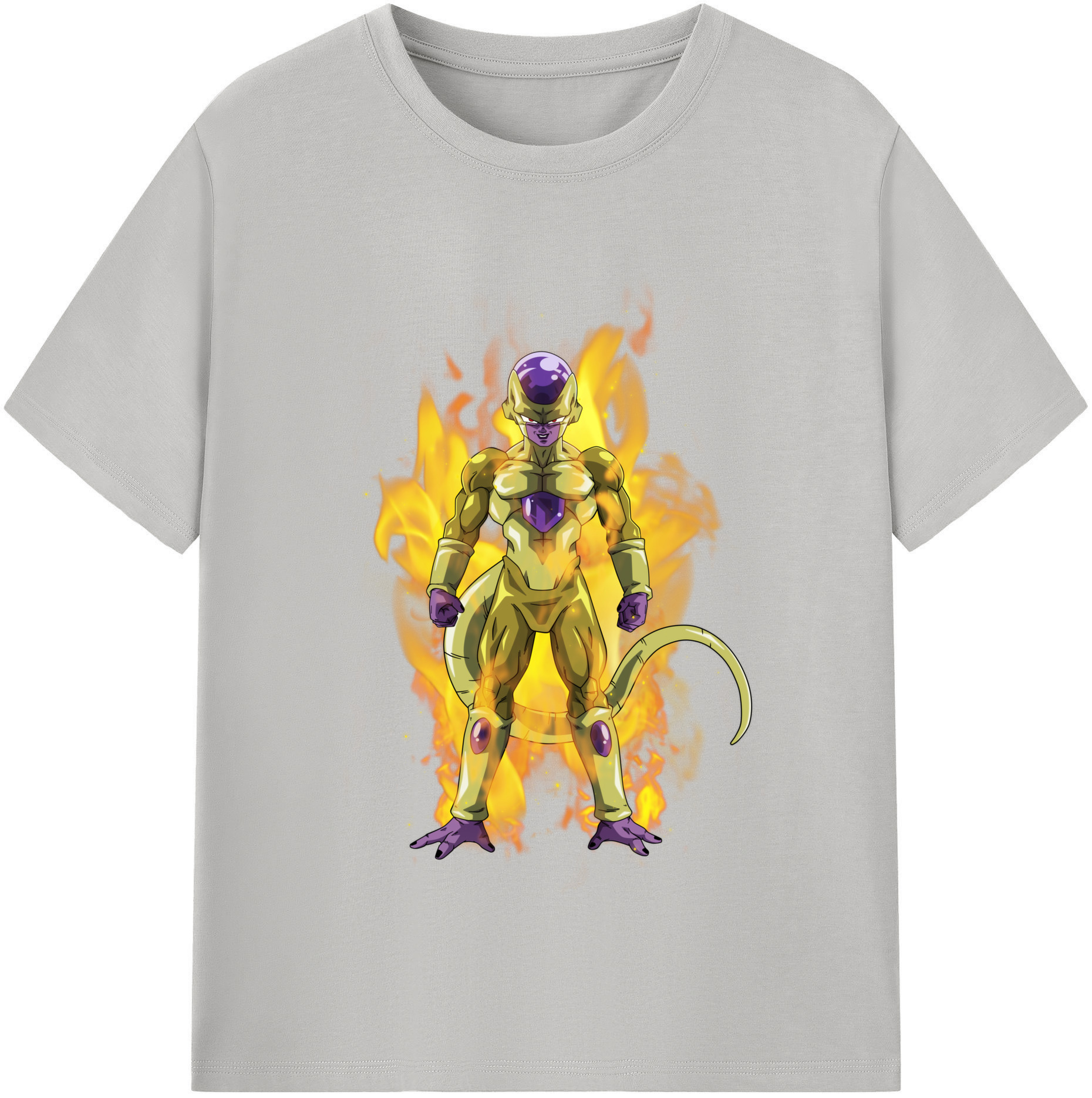 （画像用） ドラゴンボール フリーザ DRAGON BALL Frieza レディースカジュアルプリントTシャツ（綿100％）