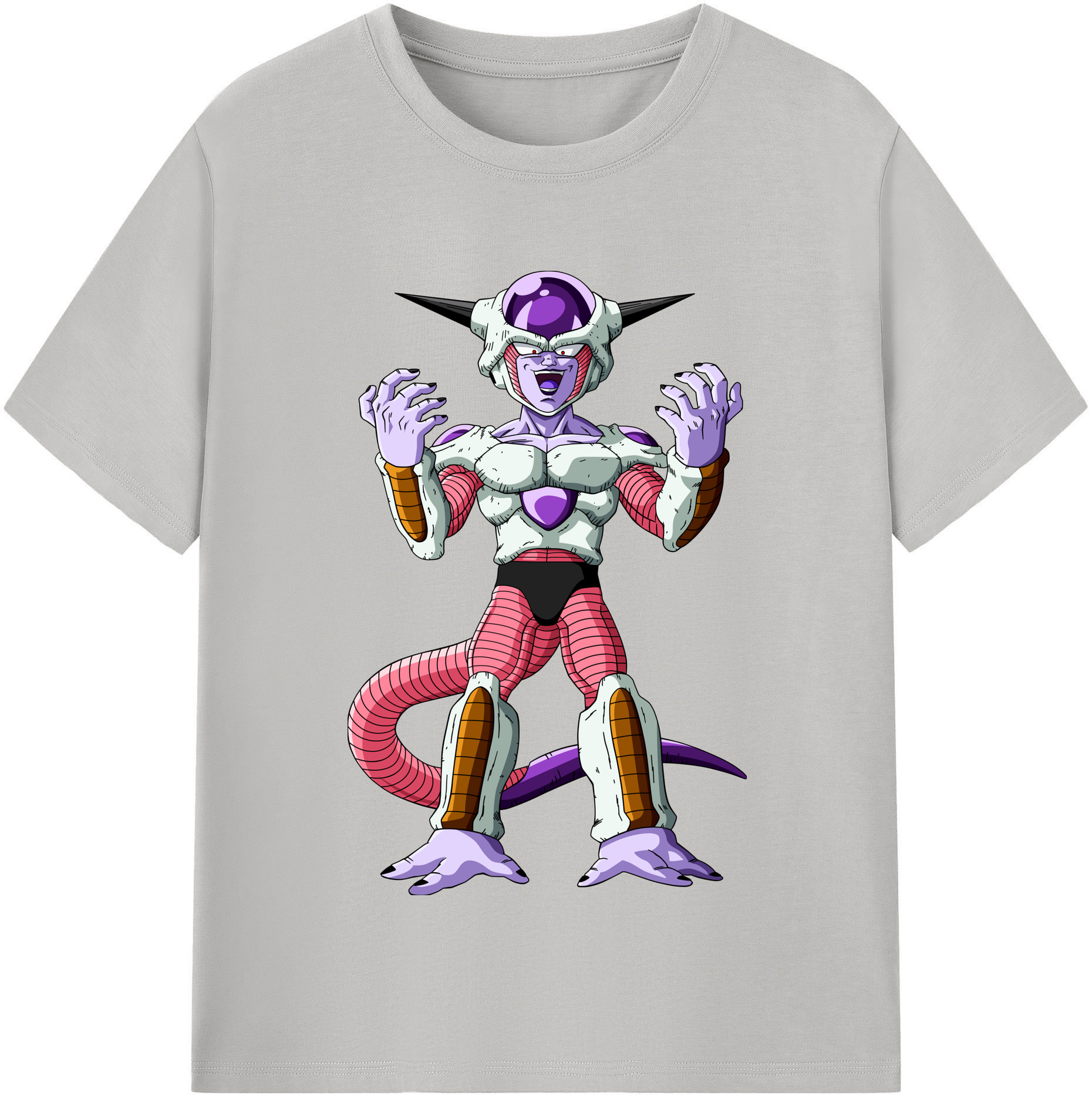 （画像用） ドラゴンボール フリーザ DRAGON BALL Frieza レディースカジュアルプリントTシャツ（綿100％）
