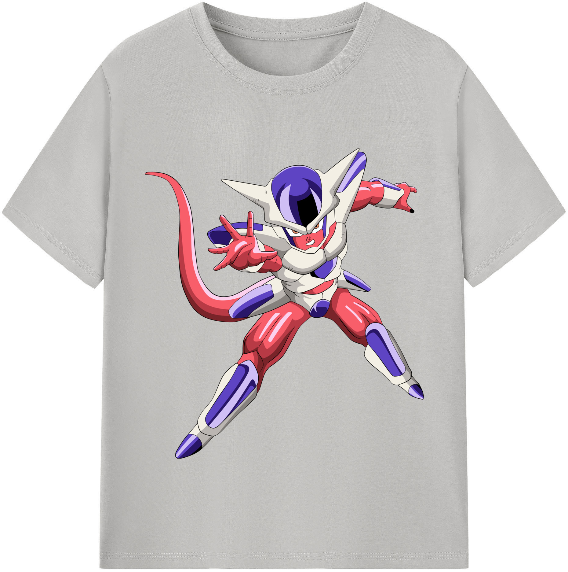 （画像用） ドラゴンボール フリーザ DRAGON BALL Frieza レディースカジュアルプリントTシャツ（綿100％）