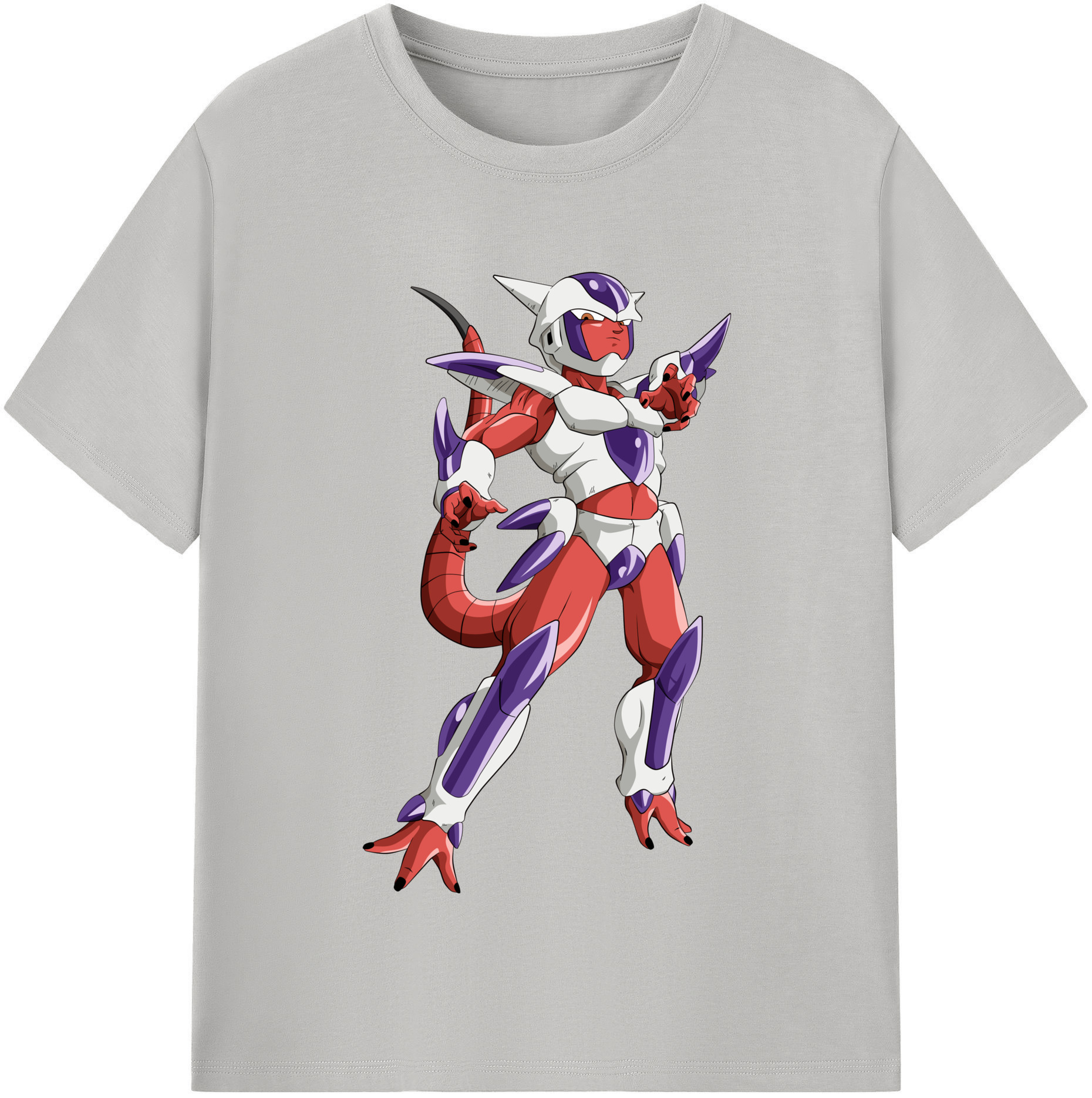 （画像用） ドラゴンボール フリーザ DRAGON BALL Frieza レディースカジュアルプリントTシャツ（綿100％）