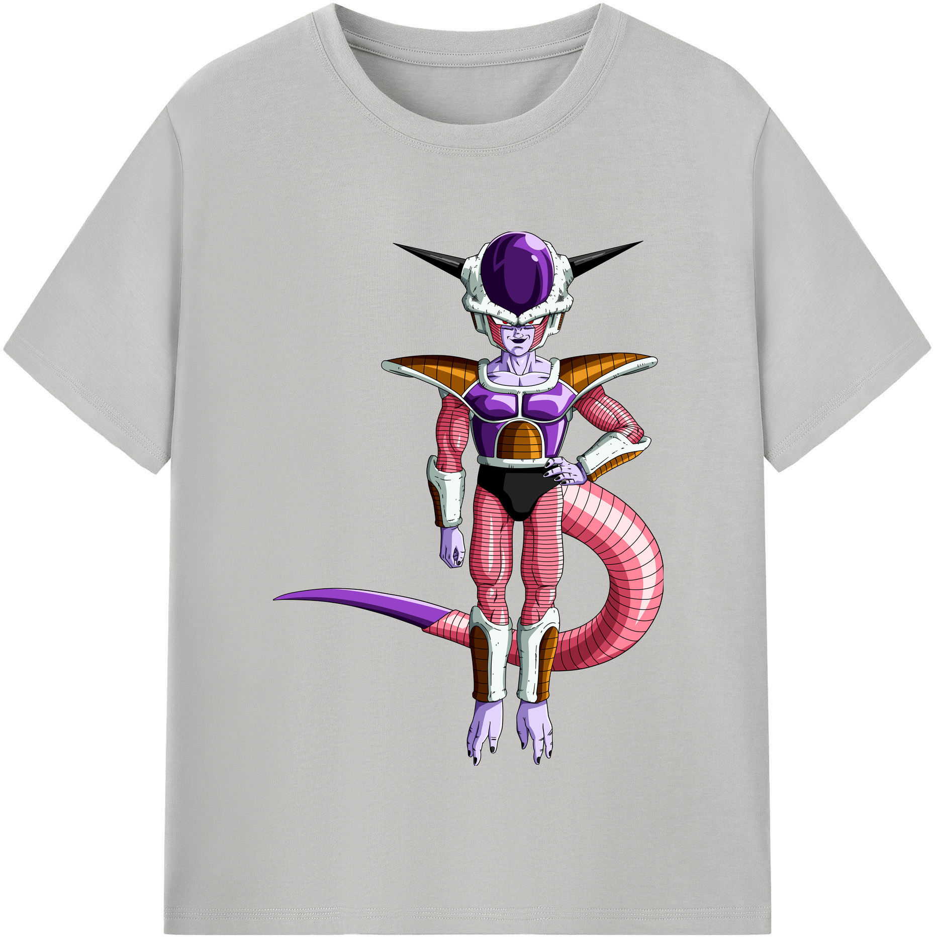 （画像用） ドラゴンボール フリーザ DRAGON BALL Frieza レディースカジュアルプリントTシャツ（綿100％）