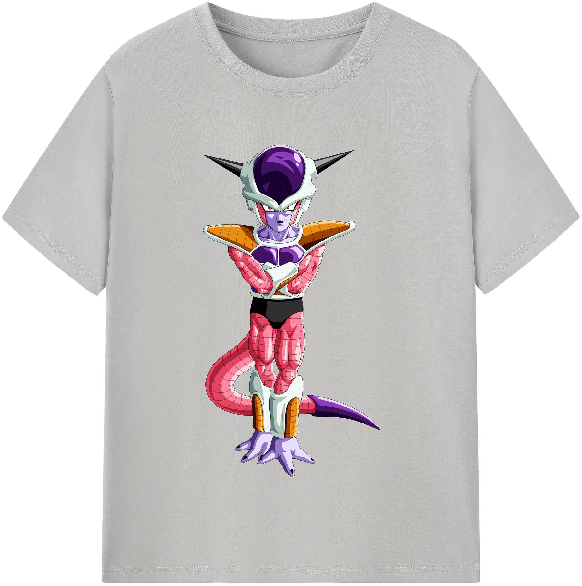 （画像用） ドラゴンボール フリーザ DRAGON BALL Frieza レディースカジュアルプリントTシャツ（綿100％）