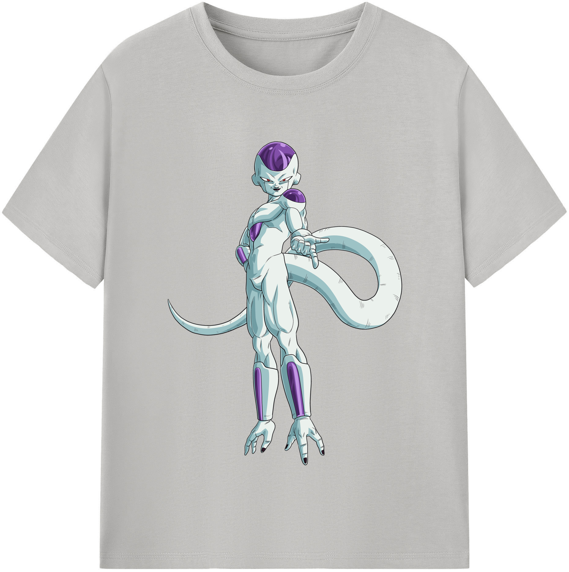 （画像用） ドラゴンボール フリーザ DRAGON BALL Frieza レディースカジュアルプリントTシャツ（綿100％）