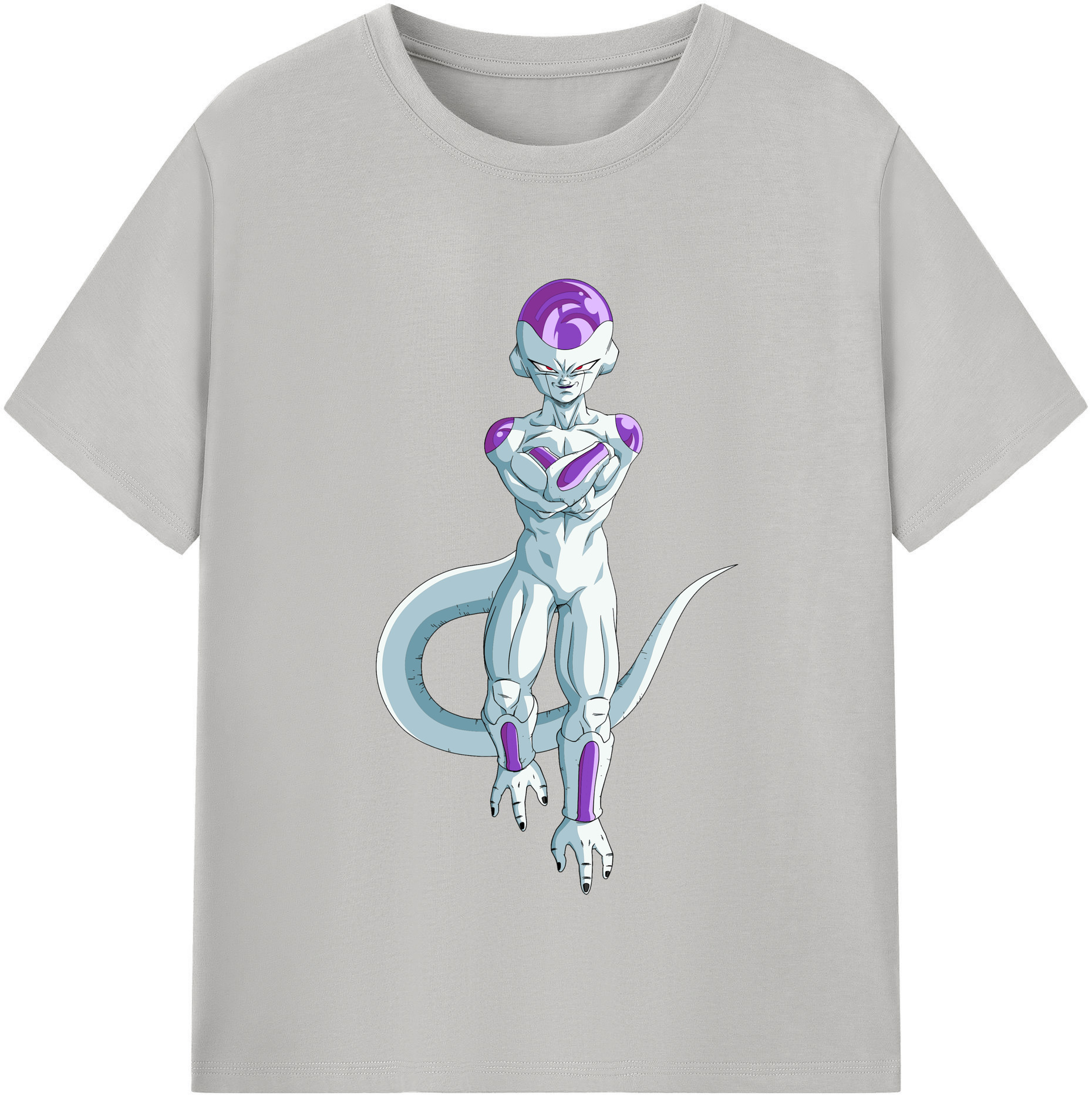 （画像用） ドラゴンボール フリーザ DRAGON BALL Frieza レディースカジュアルプリントTシャツ（綿100％）