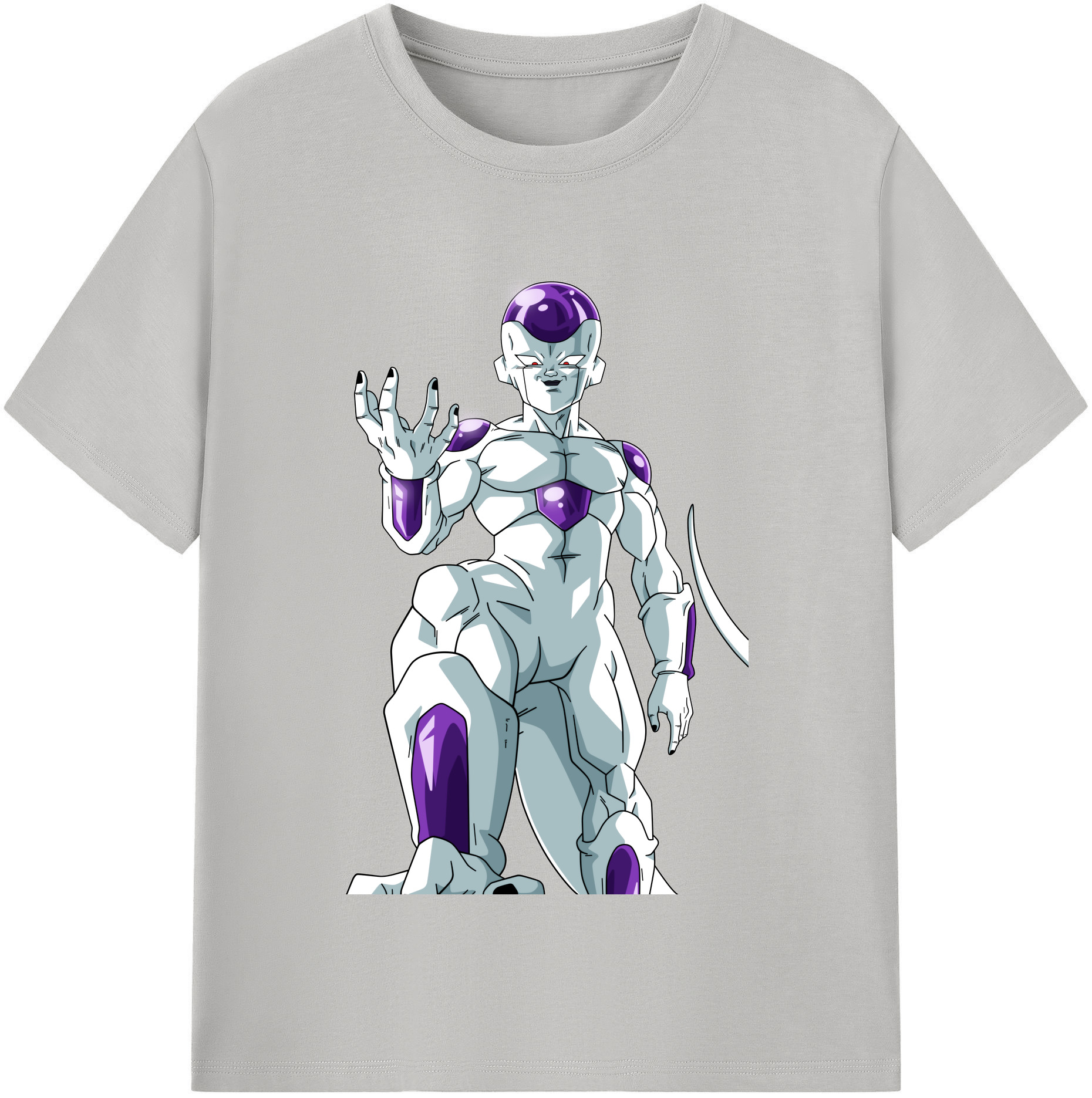 （画像用） ドラゴンボール フリーザ DRAGON BALL Frieza レディースカジュアルプリントTシャツ（綿100％）