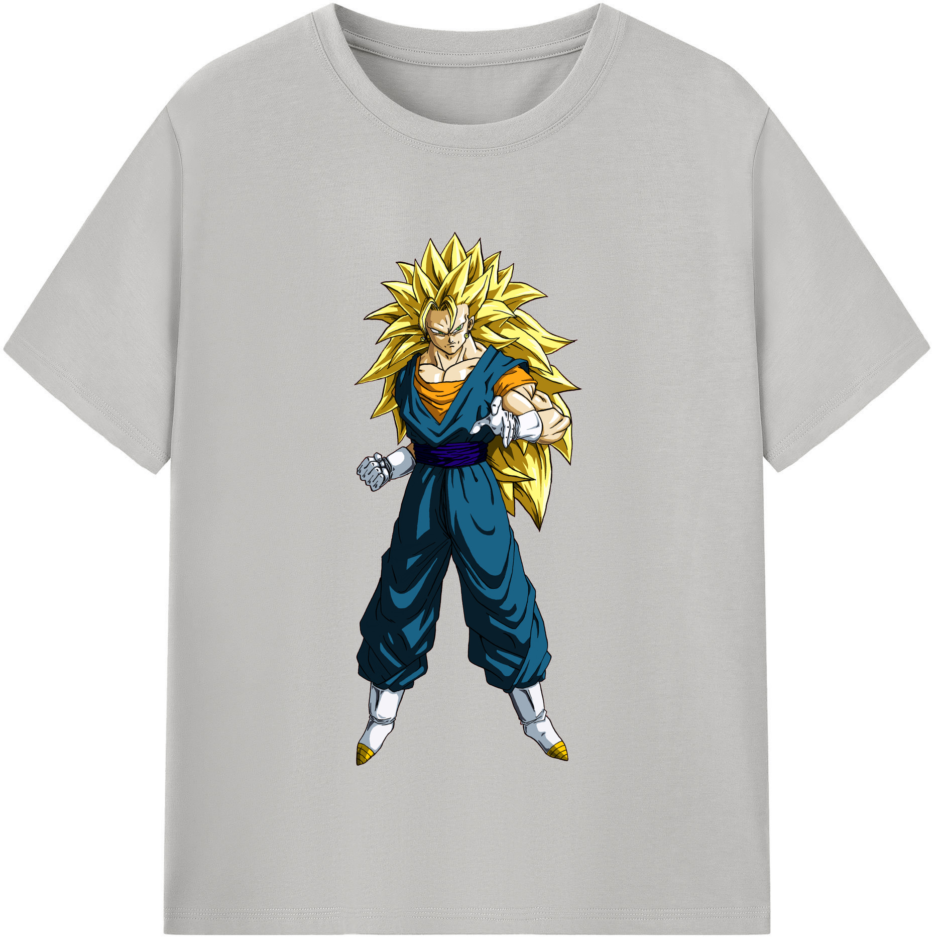 （画像用） ドラゴンボール ベジット DRAGON BALL Vegetto レディースカジュアルプリントTシャツ（綿100％）