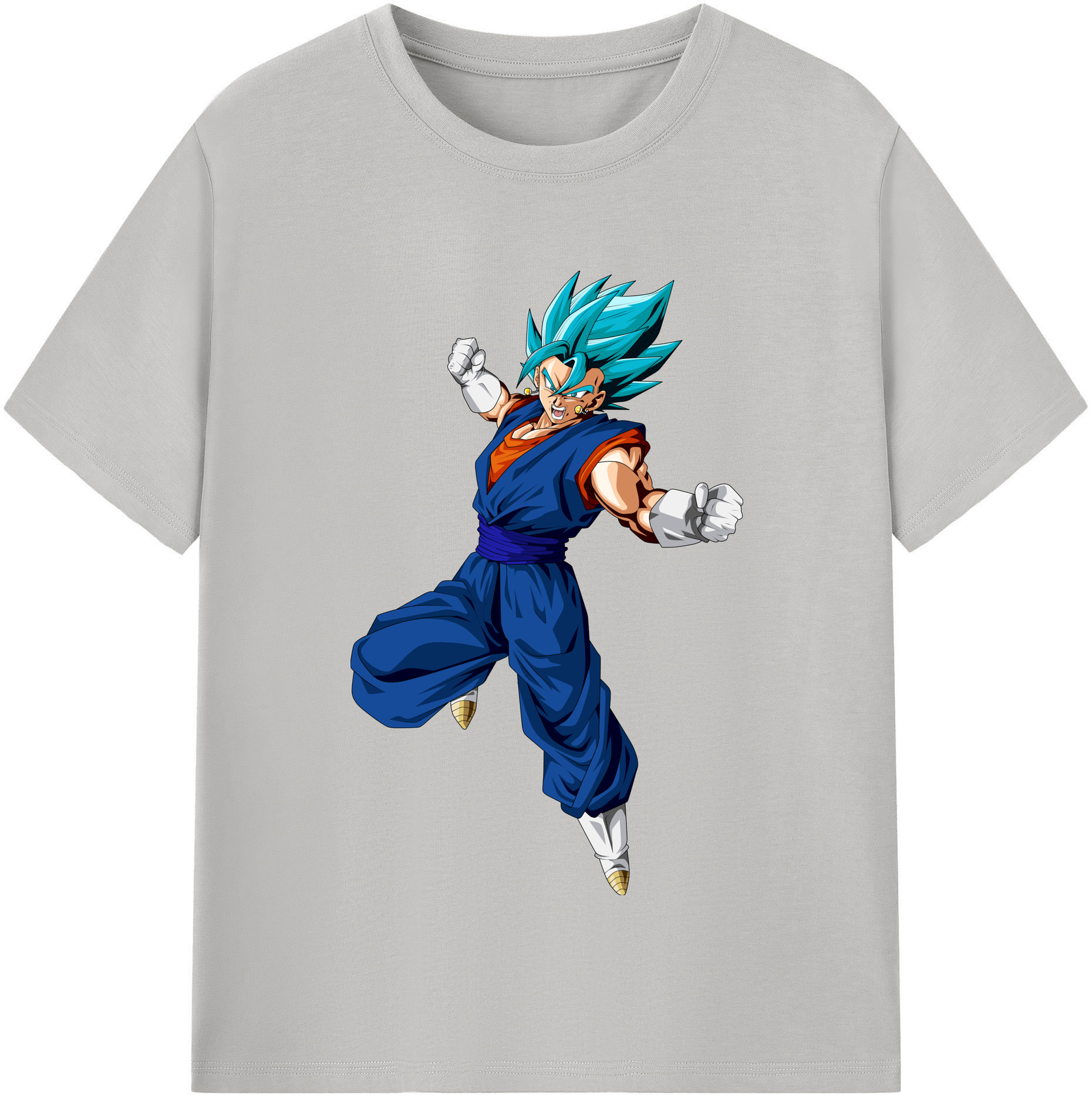 （画像用） ドラゴンボール ベジット DRAGON BALL Vegetto レディースカジュアルプリントTシャツ（綿100％）