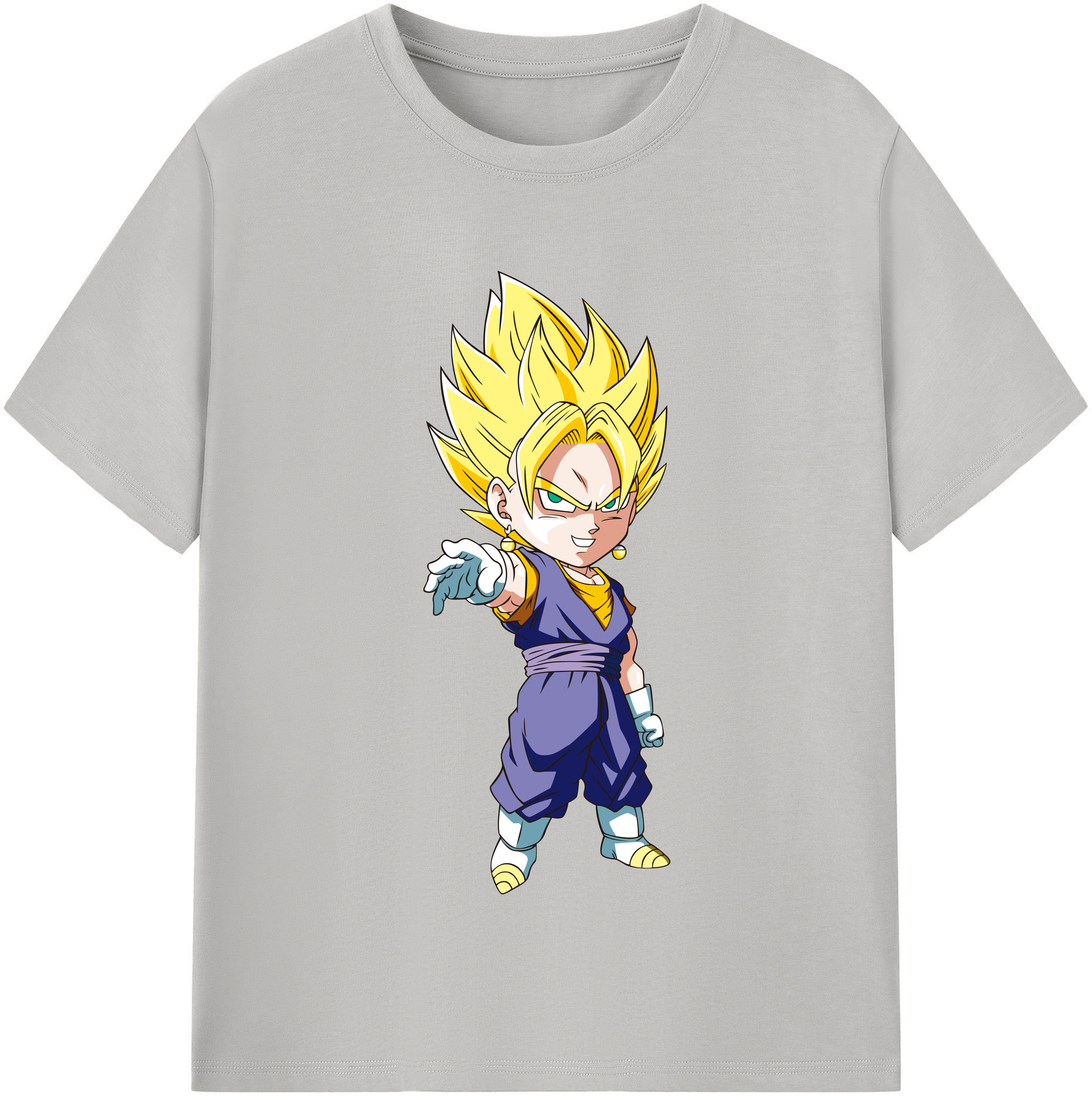 （画像用） ドラゴンボール ベジット DRAGON BALL Vegetto レディースカジュアルプリントTシャツ（綿100％）