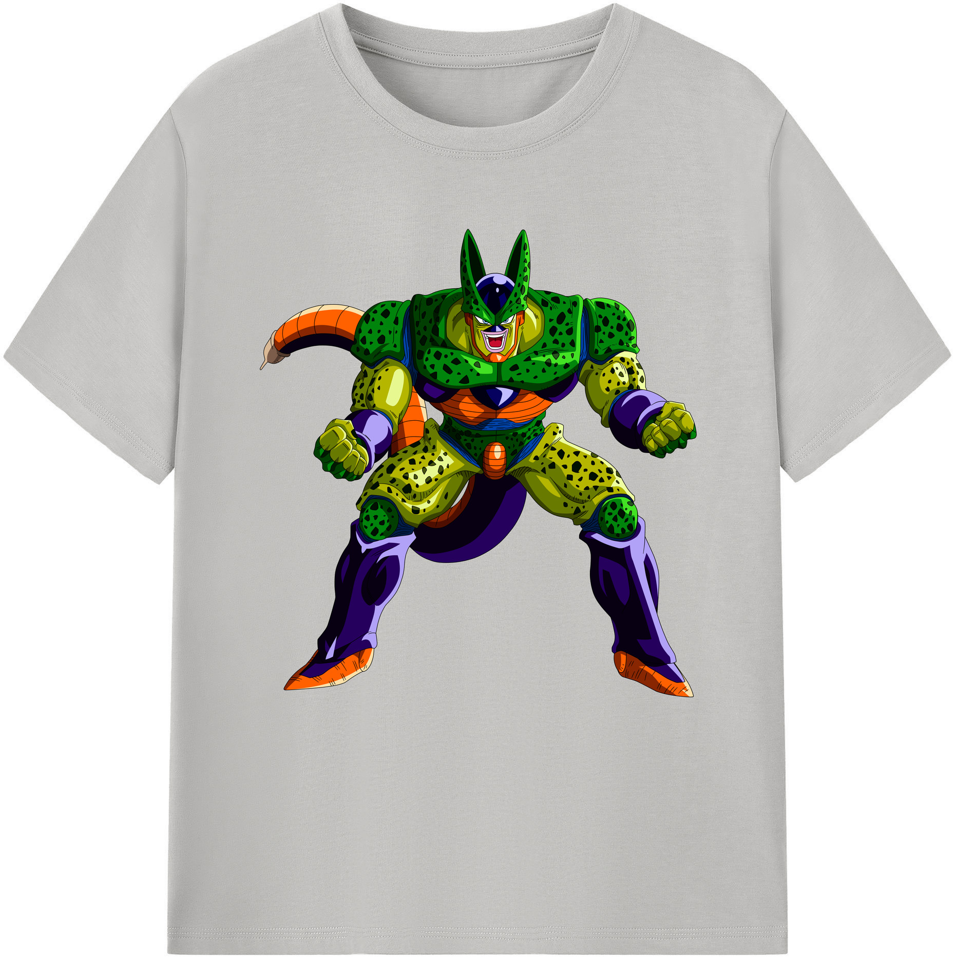 （画像用） ドラゴンボール セル DRAGON BALL Cell レディースカジュアルプリントTシャツ（綿100％）