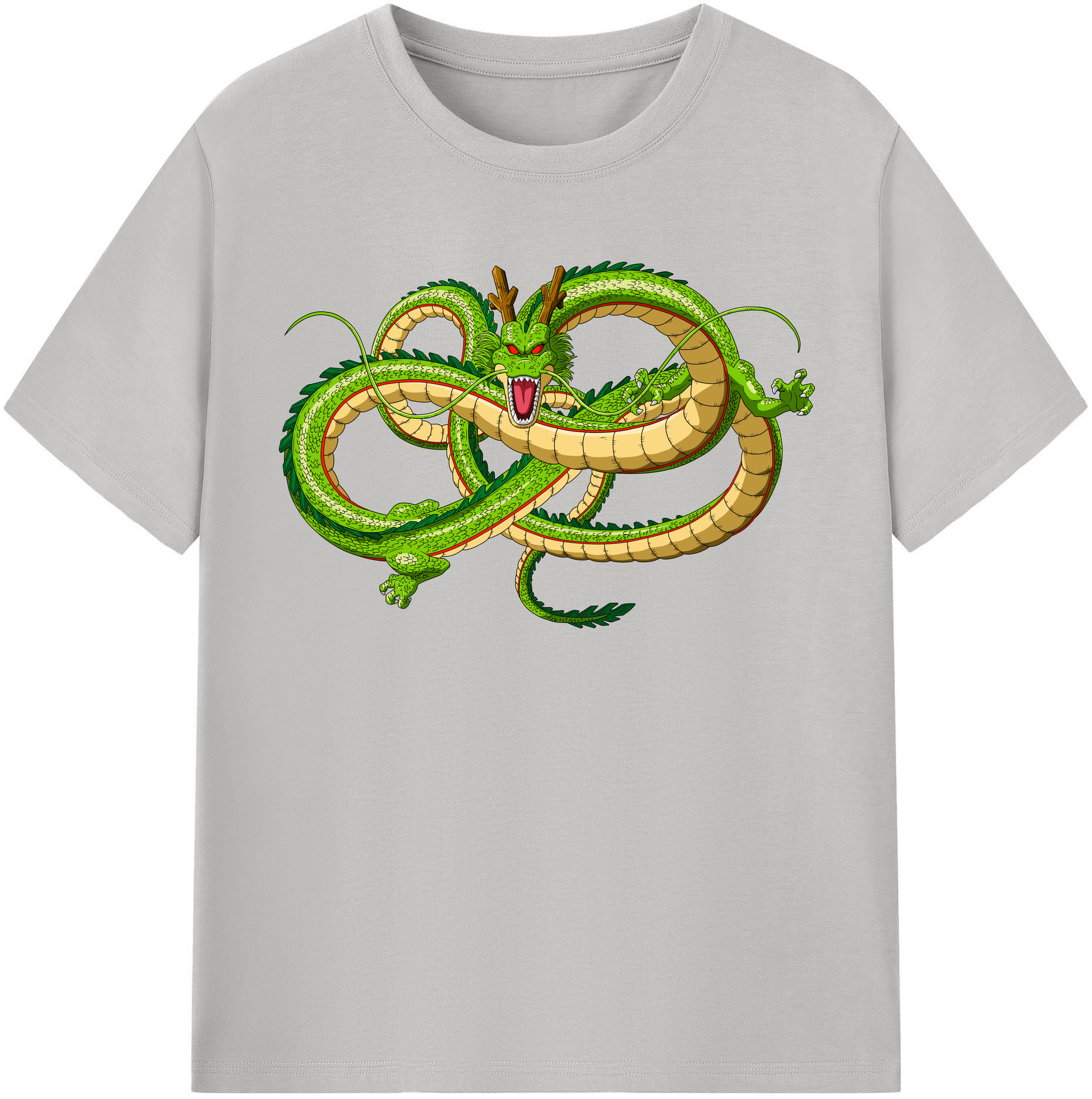 （画像用） ドラゴンボール 神龍 シェンロン DRAGON BALL Shenron レディースカジュアルプリントTシャツ（綿100％）