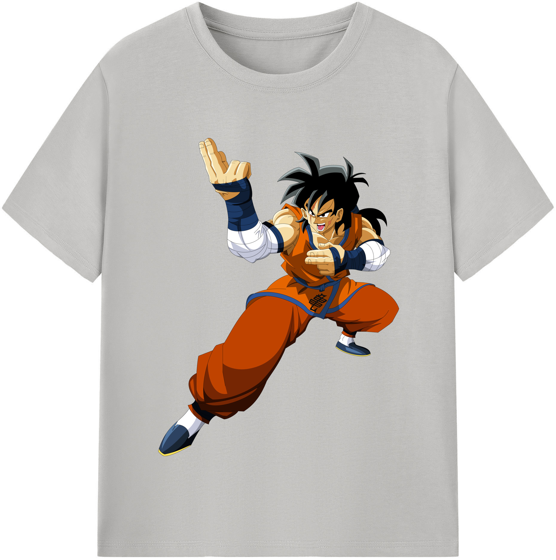 （画像用） ドラゴンボール ヤムチャ DRAGON BALL Yamcha レディースカジュアルプリントTシャツ（綿100％）