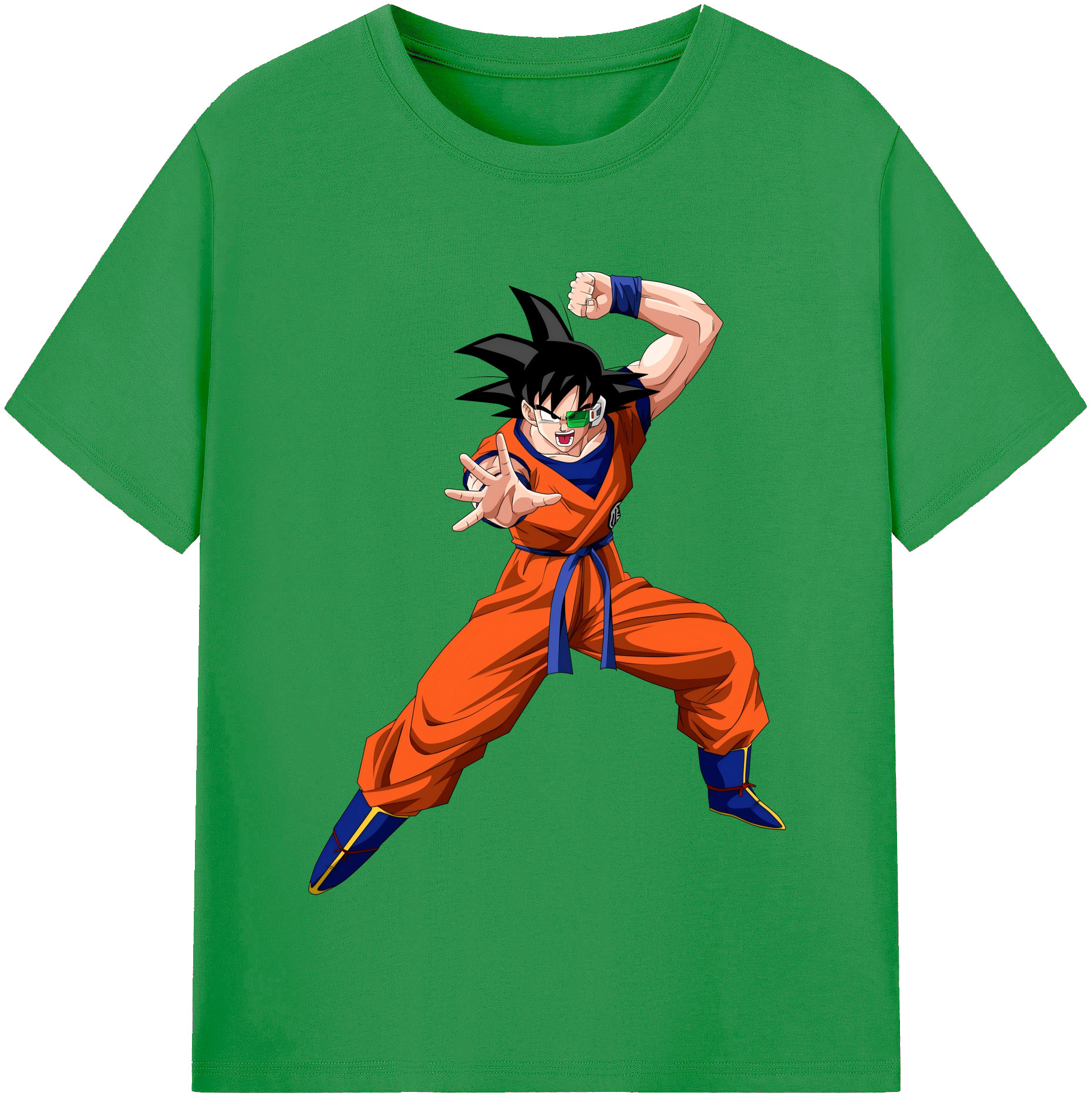 （画像用） ドラゴンボール 孫悟空（そん ごくう）Son Goku カカロット DRAGON BALL Kakarotto レディースカジュアルプリントTシャツ（綿100％）