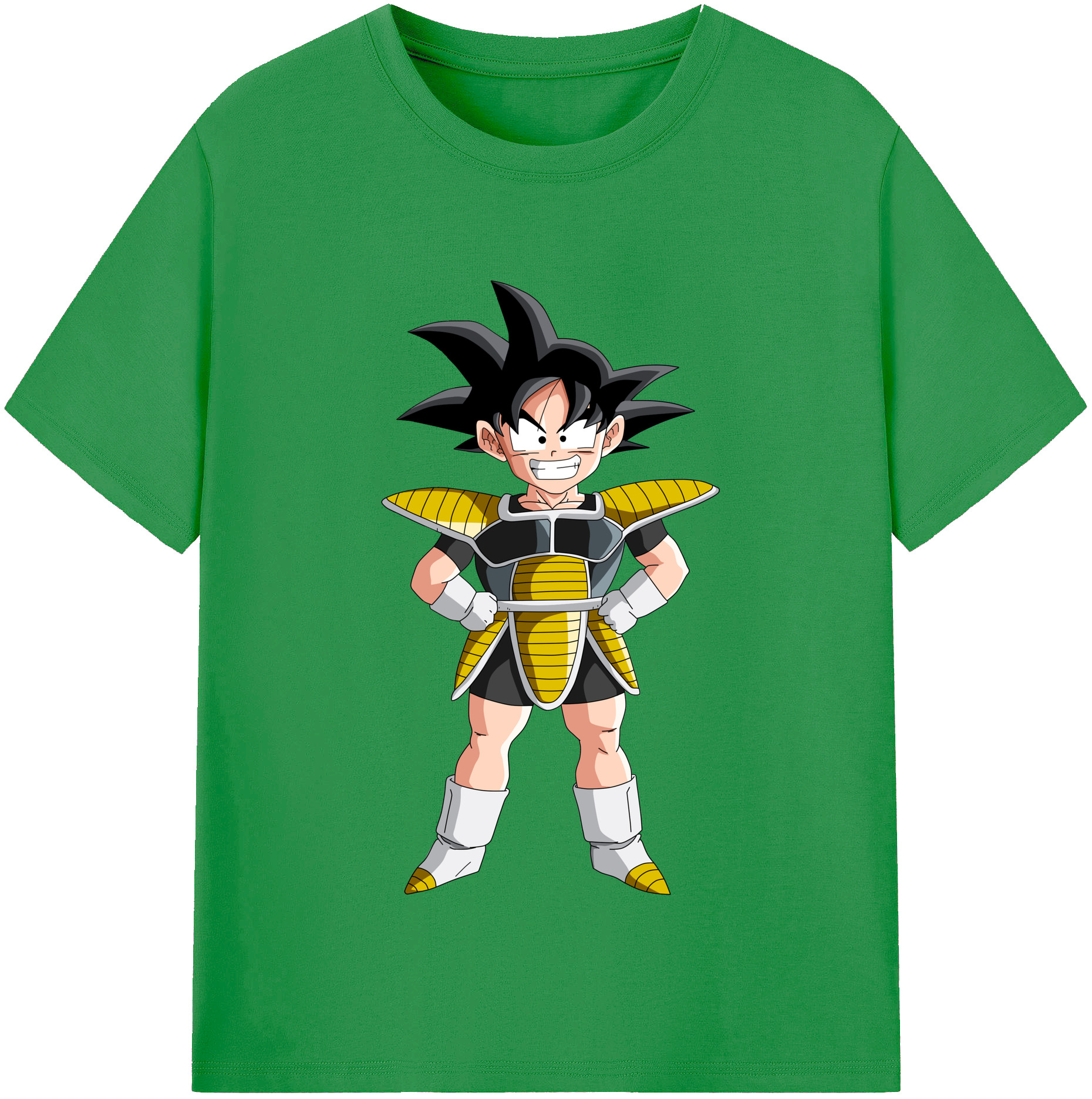 （画像用） ドラゴンボール 孫悟空（そん ごくう）Son Goku カカロット DRAGON BALL Kakarotto レディースカジュアルプリントTシャツ（綿100％）