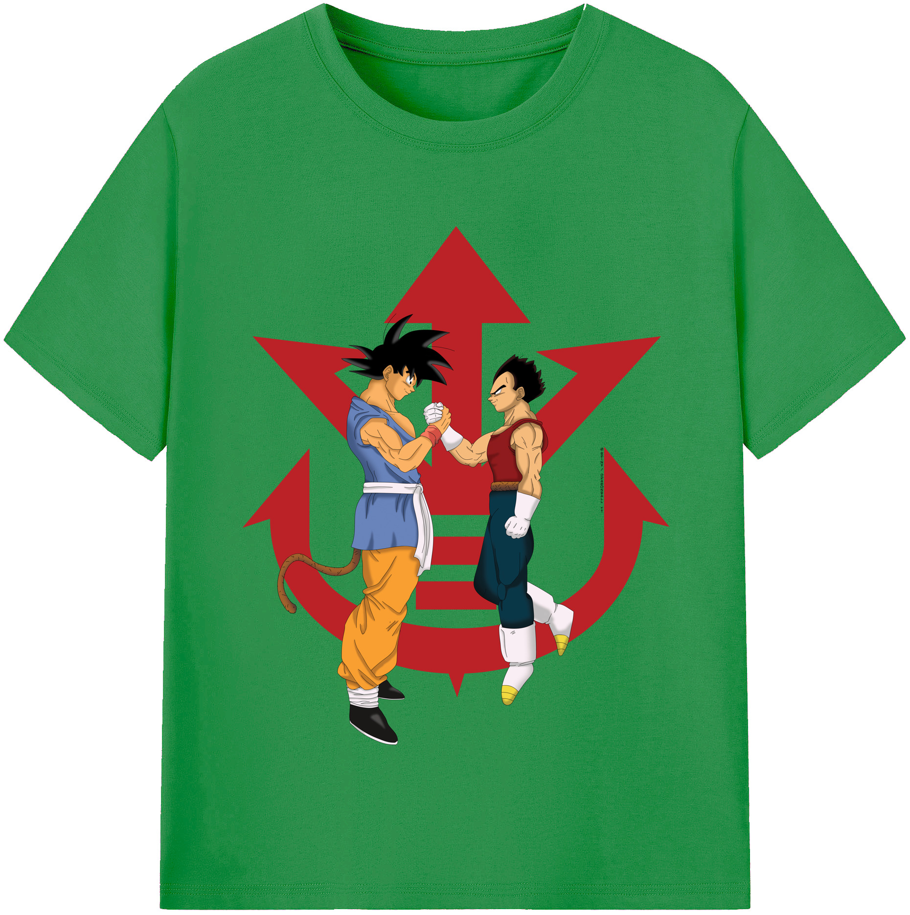 （画像用） ドラゴンボール 孫悟空（そん ごくう）Son Goku カカロット DRAGON BALL Kakarotto レディースカジュアルプリントTシャツ（綿100％）