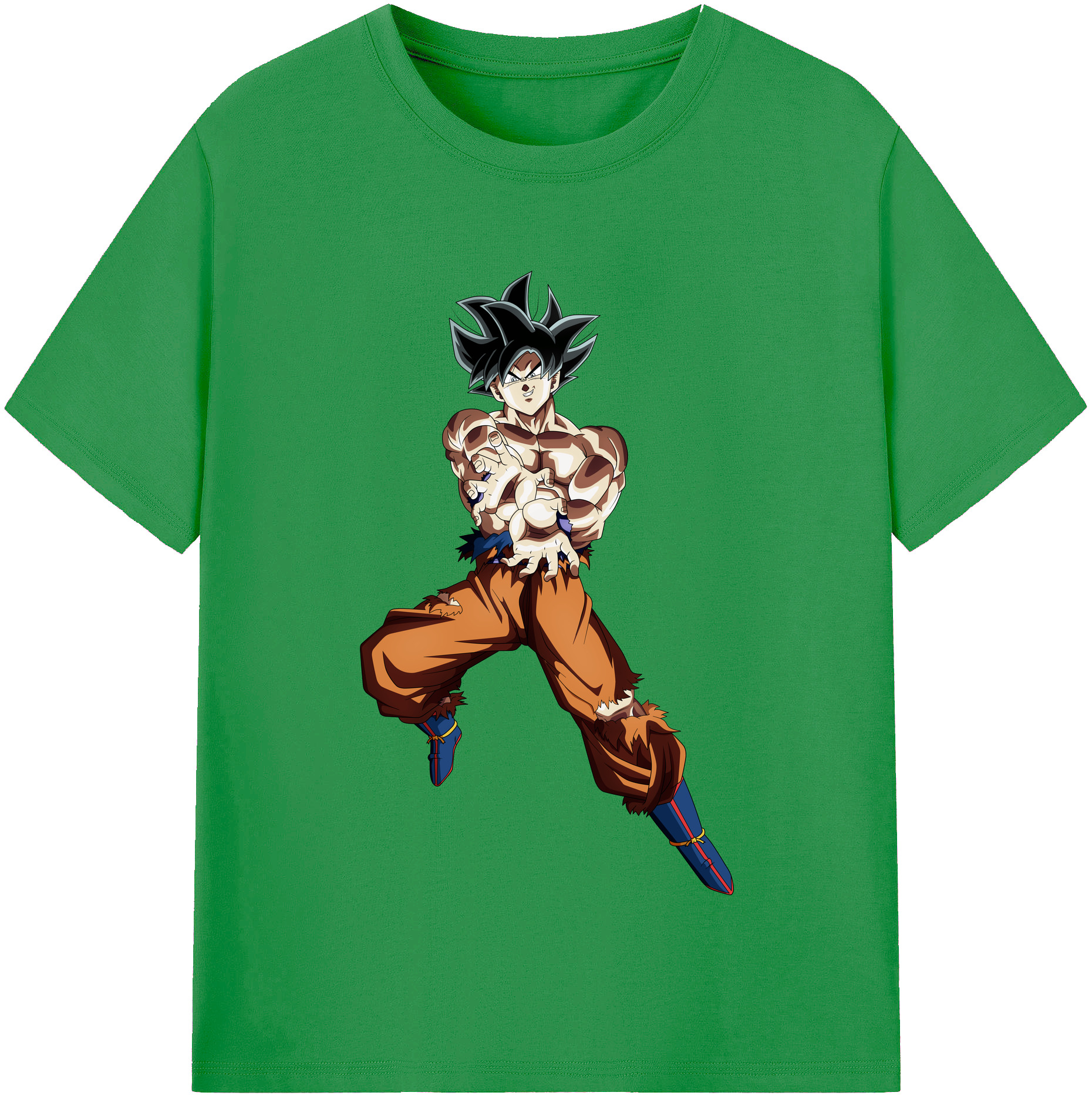（画像用） ドラゴンボール 孫悟空（そん ごくう）Son Goku カカロット DRAGON BALL Kakarotto レディースカジュアルプリントTシャツ（綿100％）